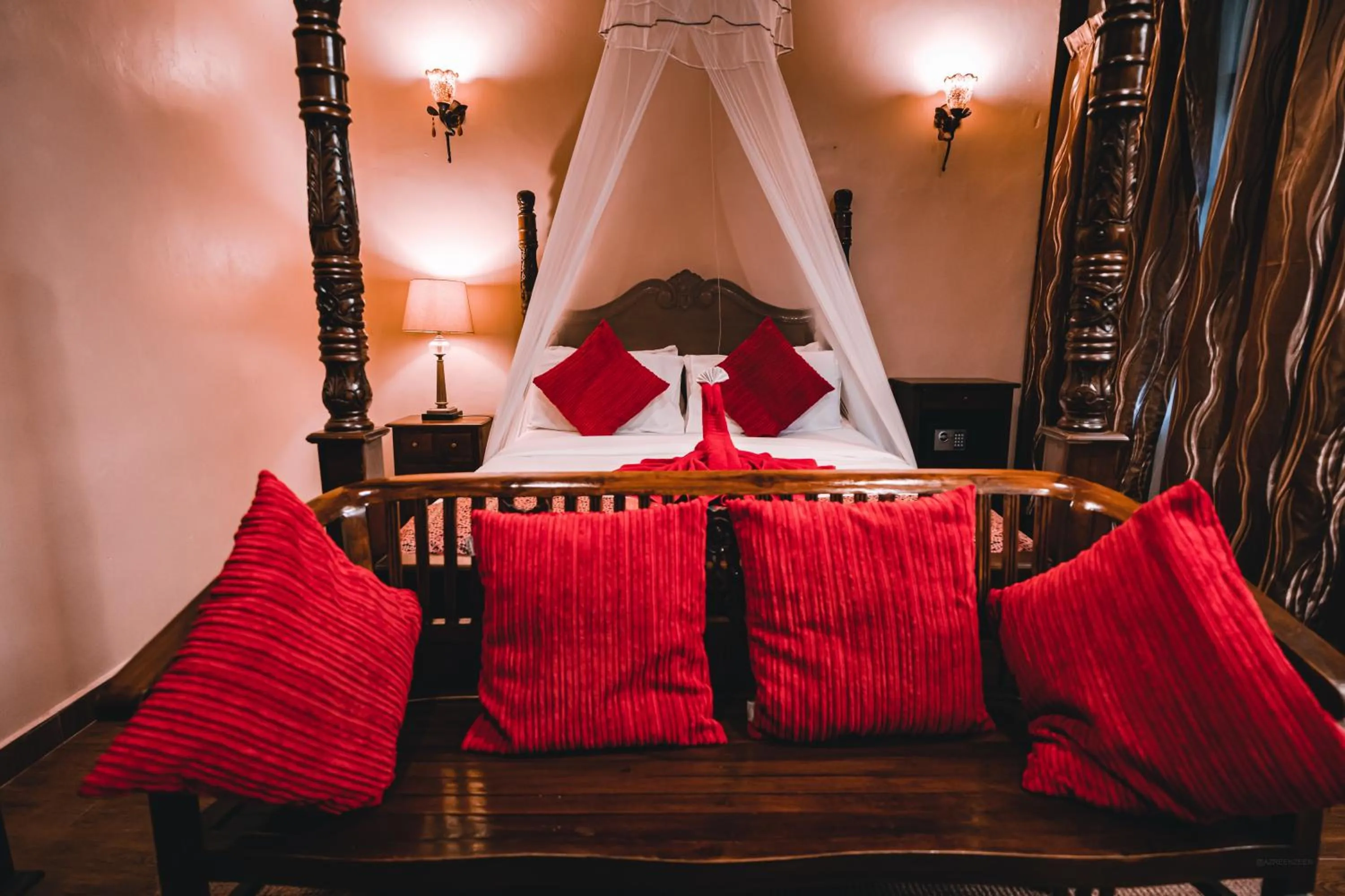 Bed in Ombak Dive Resort Perhentian Island