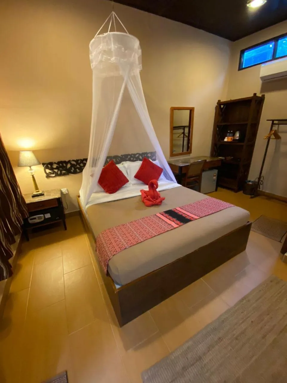 Bed in Ombak Dive Resort Perhentian Island