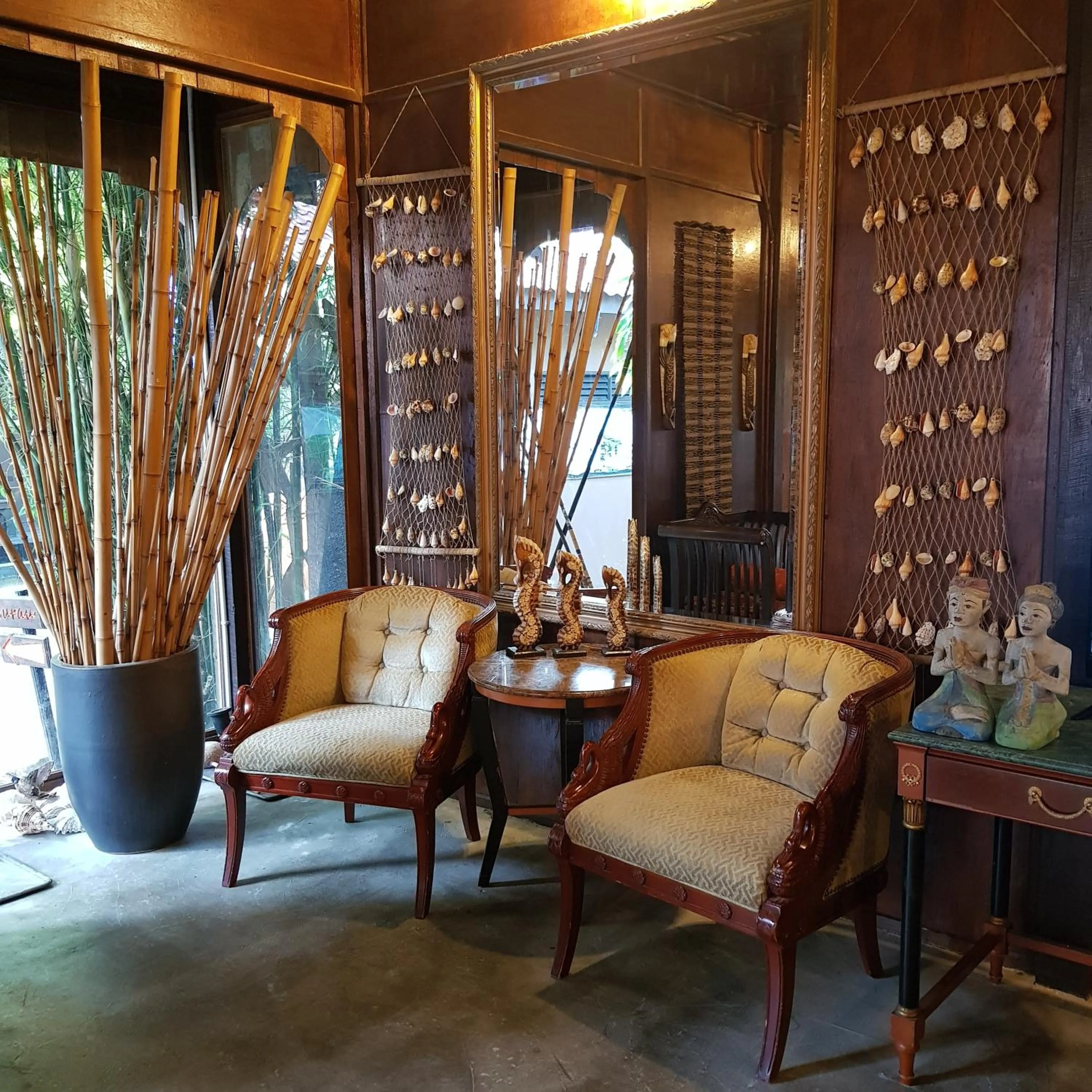 Seating area in Ombak Dive Resort Perhentian Island