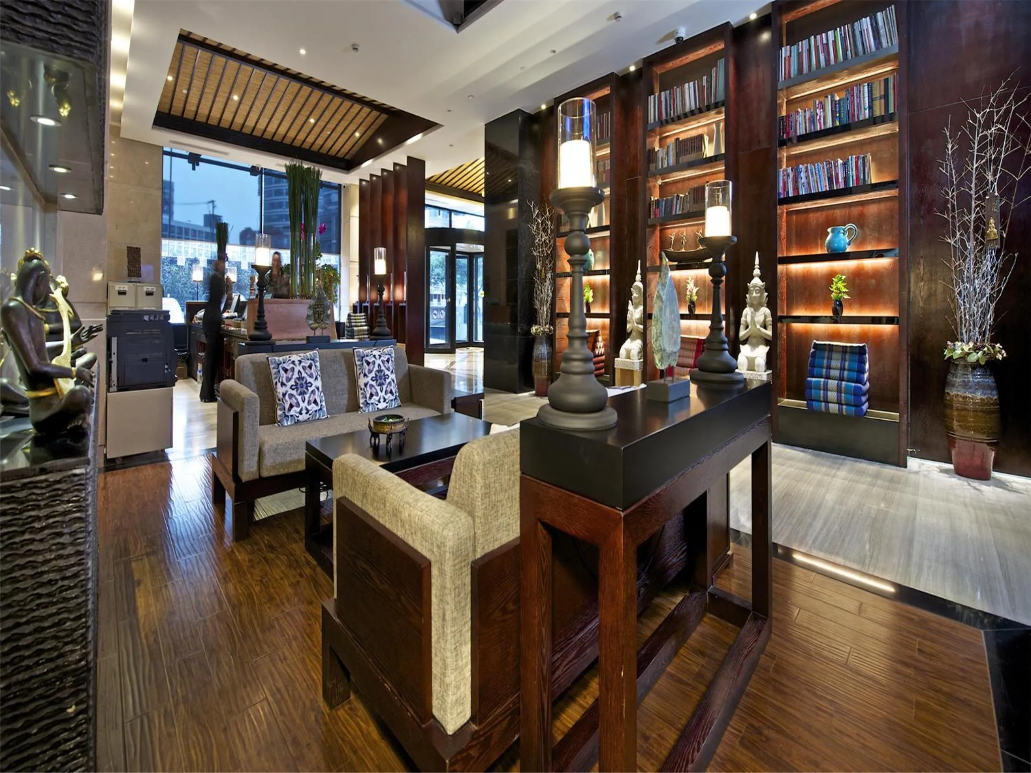 Lobby or reception in SSAW Boutique Hotel Shanghai Hongkou