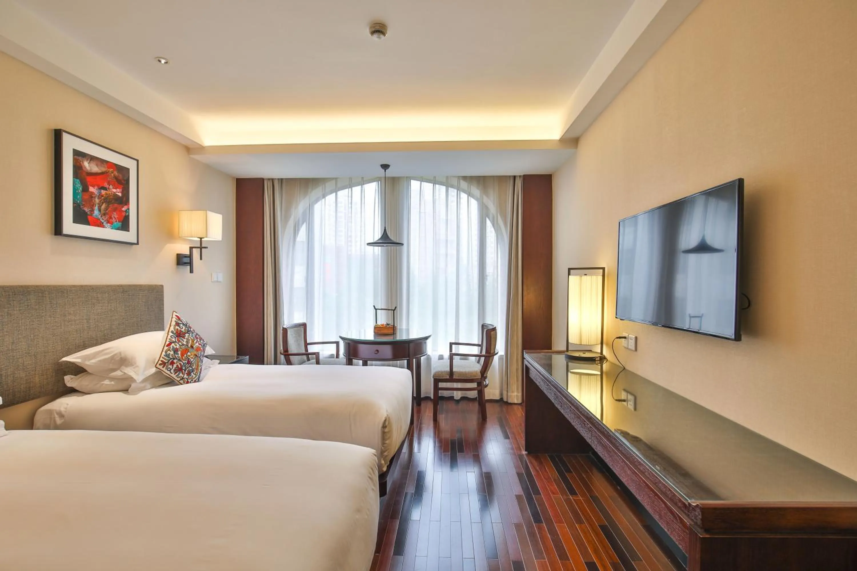 Photo of the whole room, Bed in SSAW Boutique Hotel Shanghai Hongkou