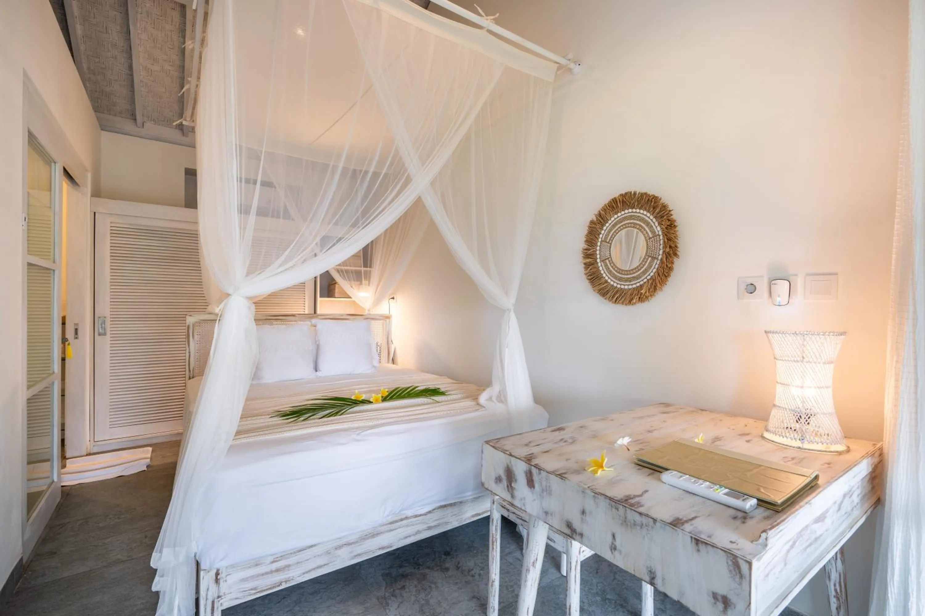 Bed in Shunyata Villas Bali