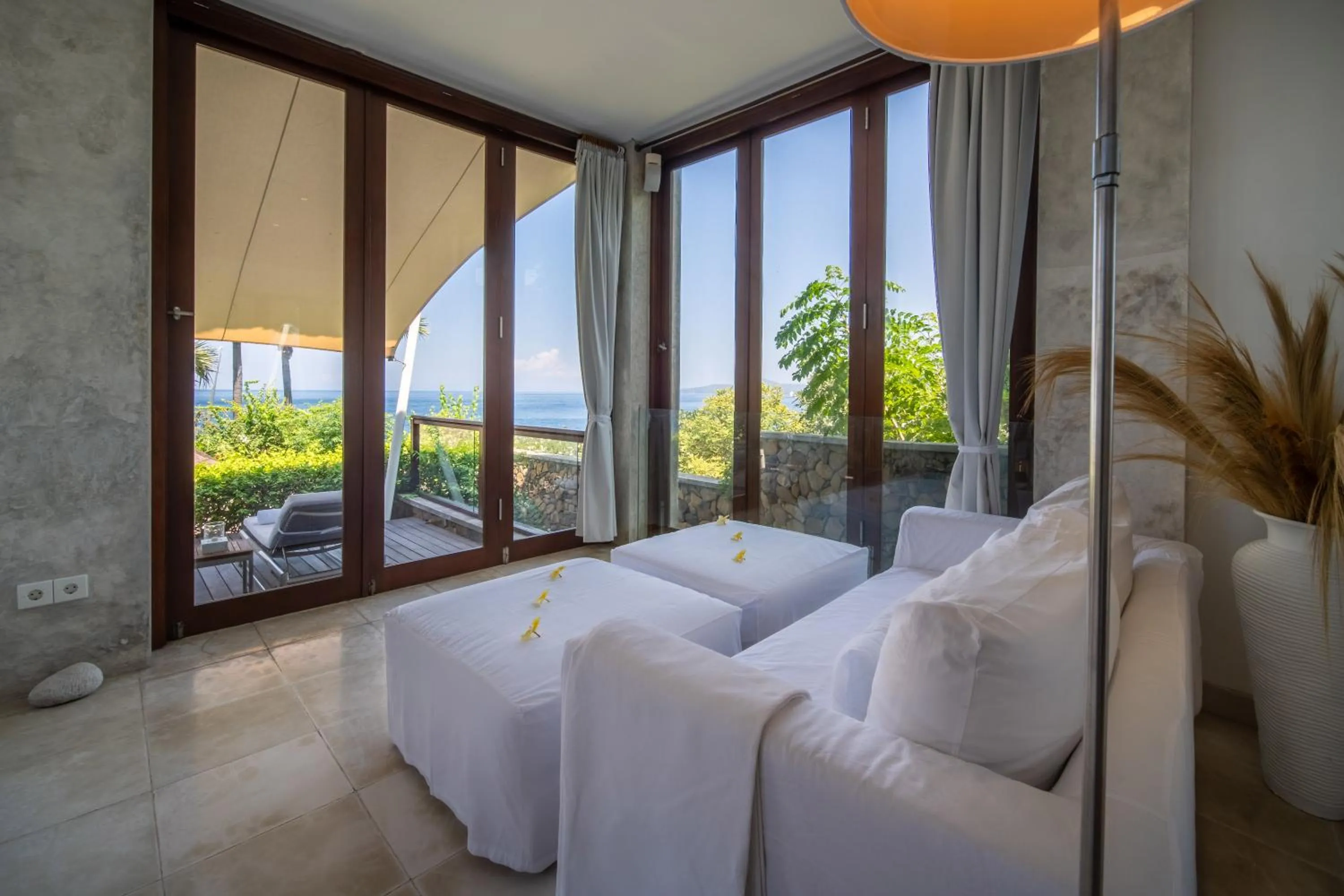 View (from property/room), Bed in Shunyata Villas Bali