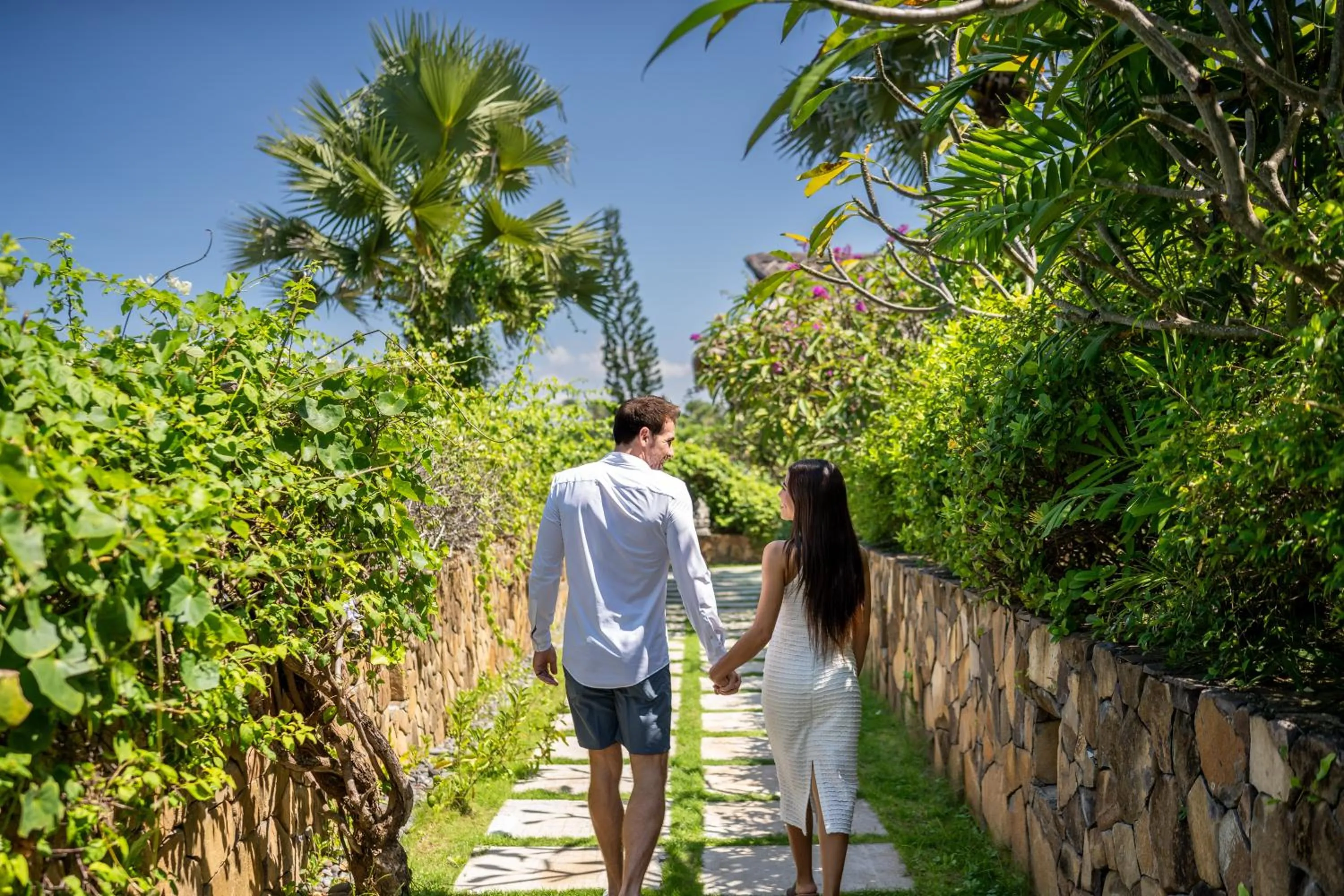 Garden in Shunyata Villas Bali