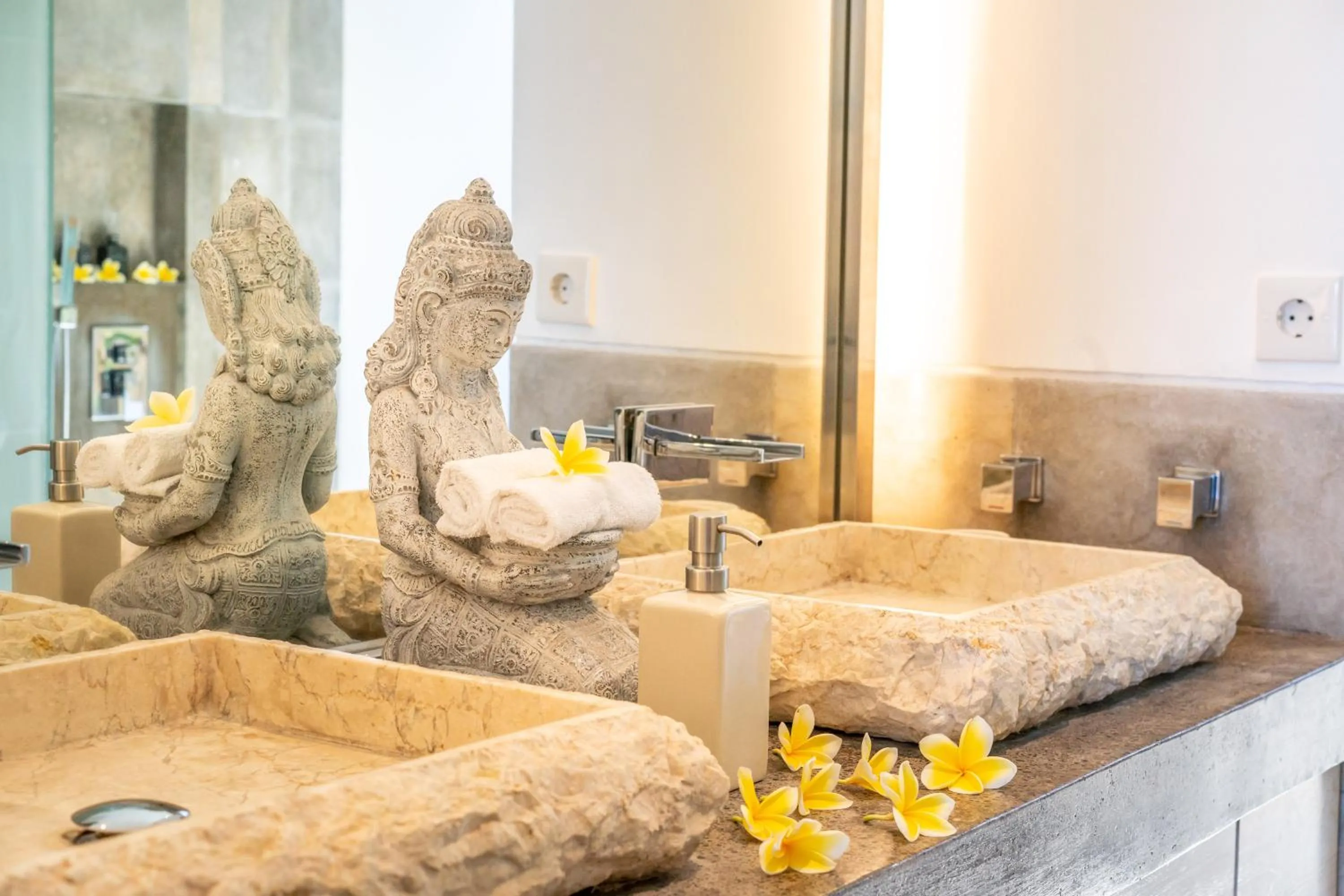 Bathroom in Shunyata Villas Bali