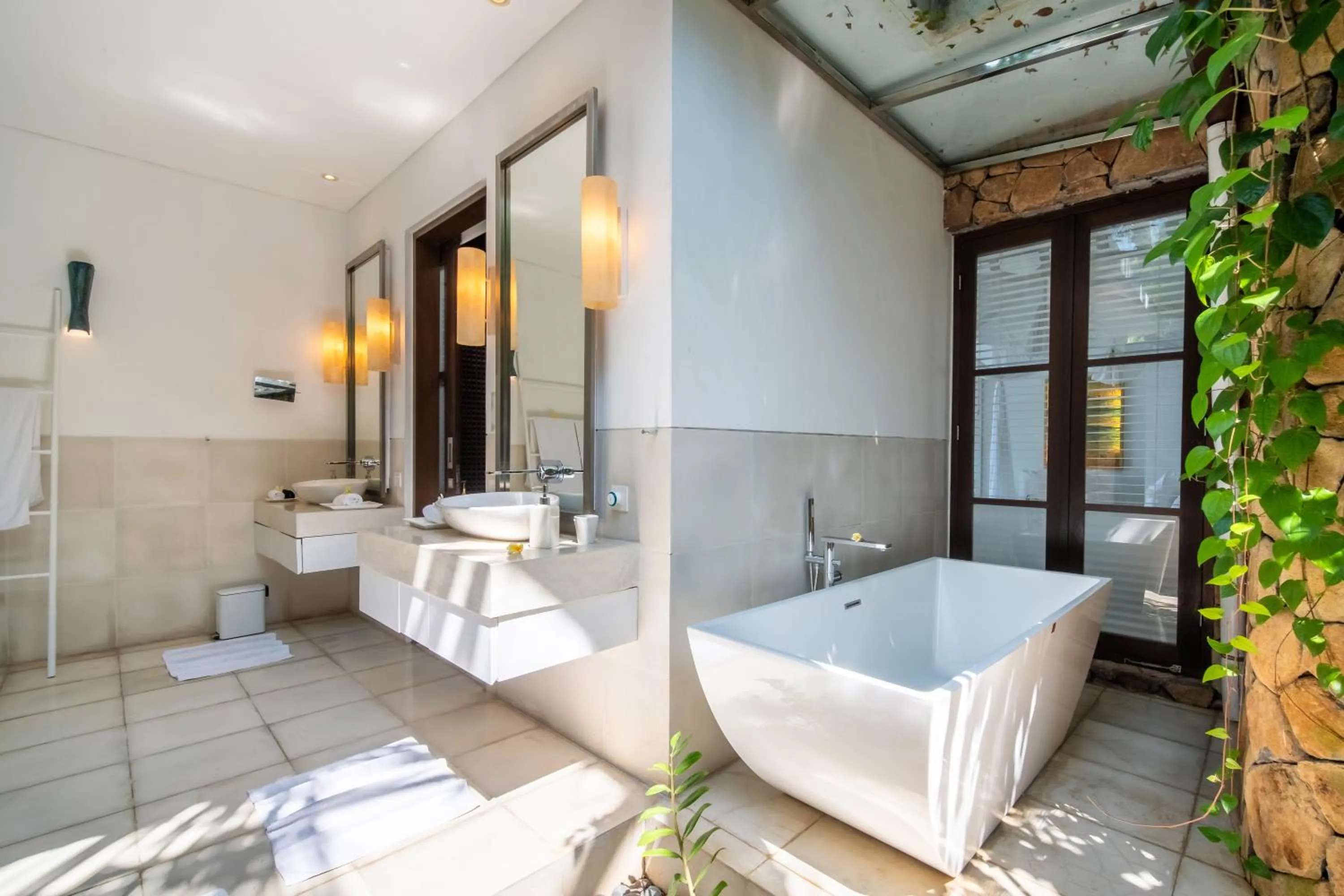 Bathroom in Shunyata Villas Bali
