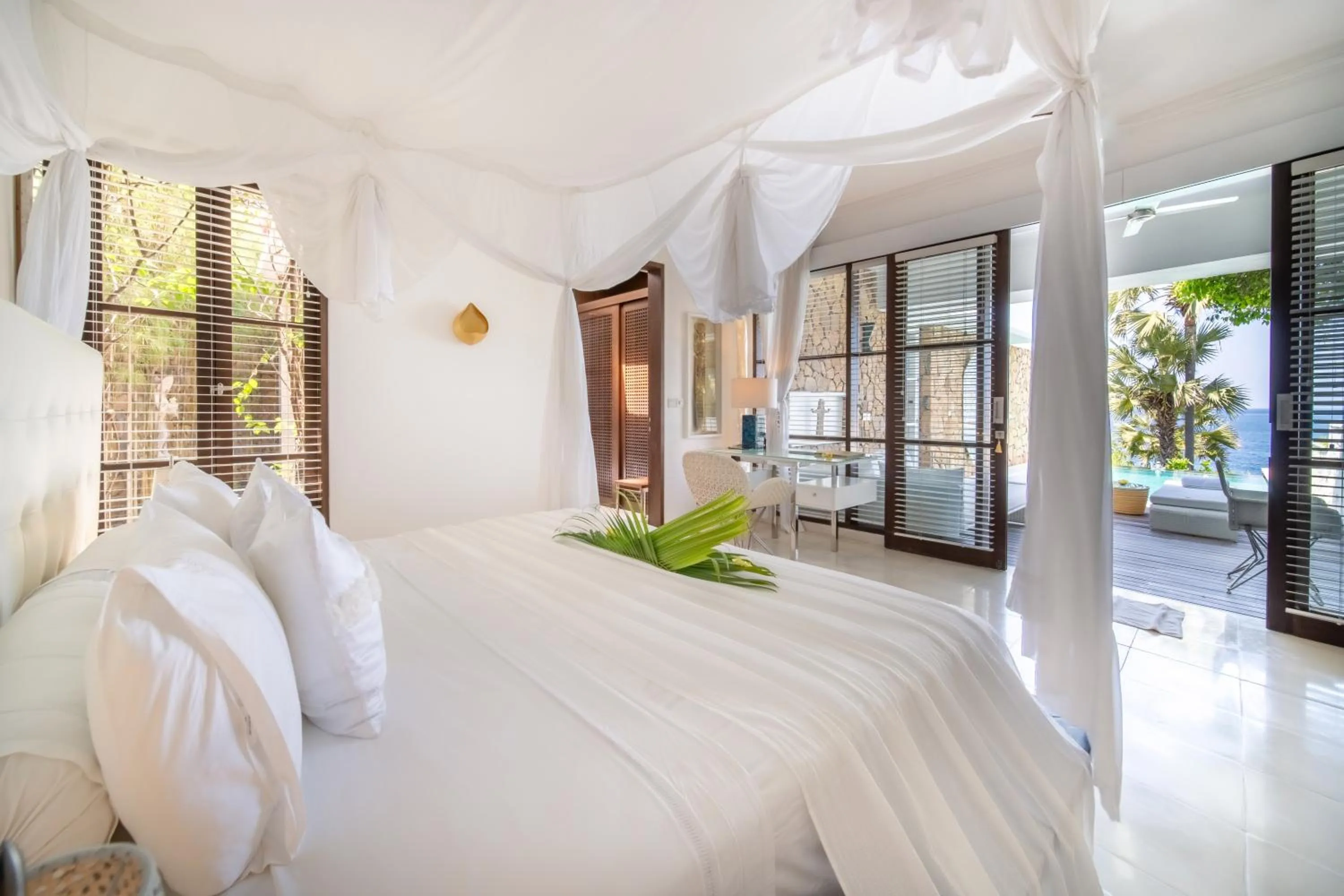 Bed in Shunyata Villas Bali