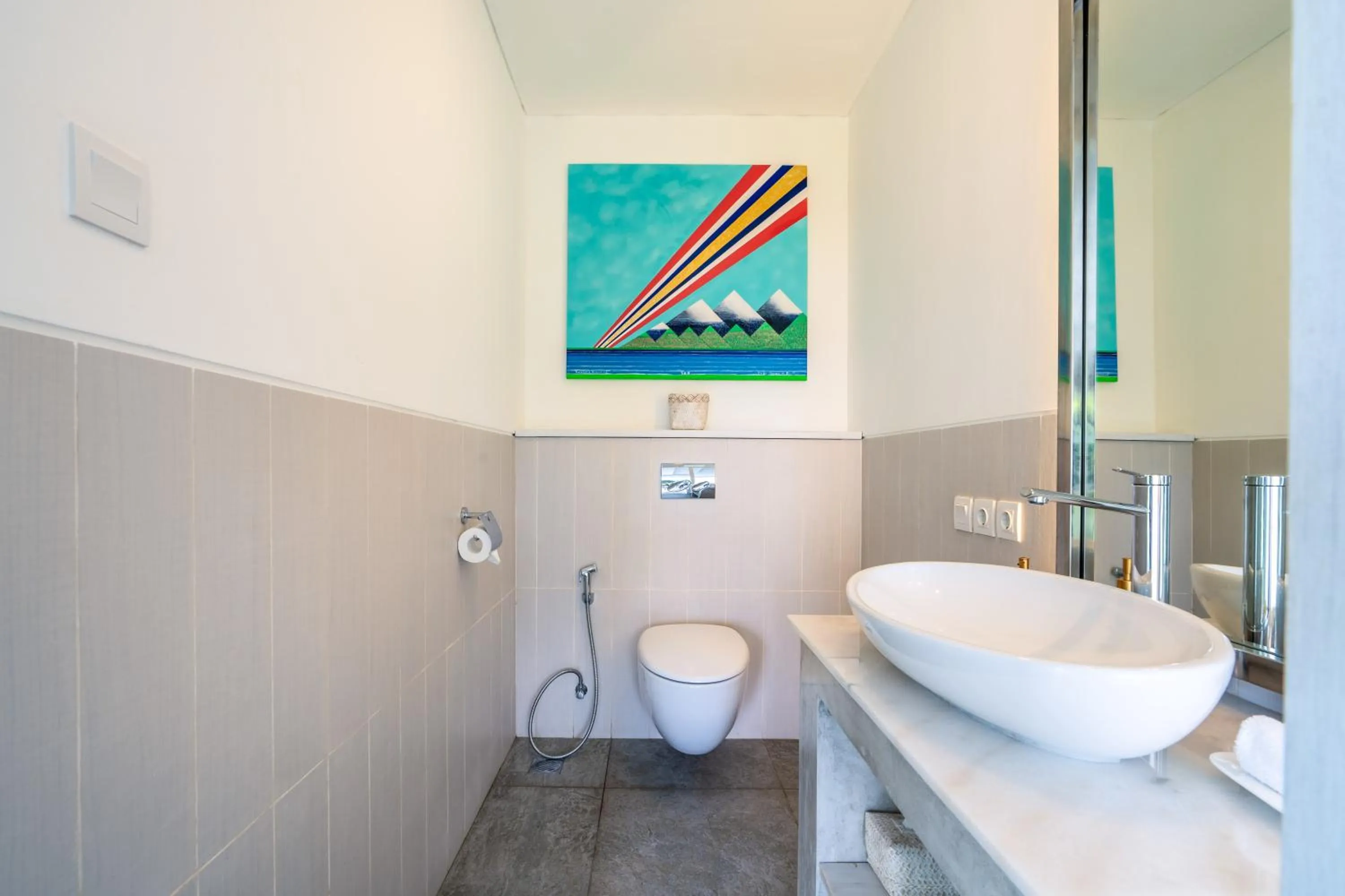 Toilet in Shunyata Villas Bali