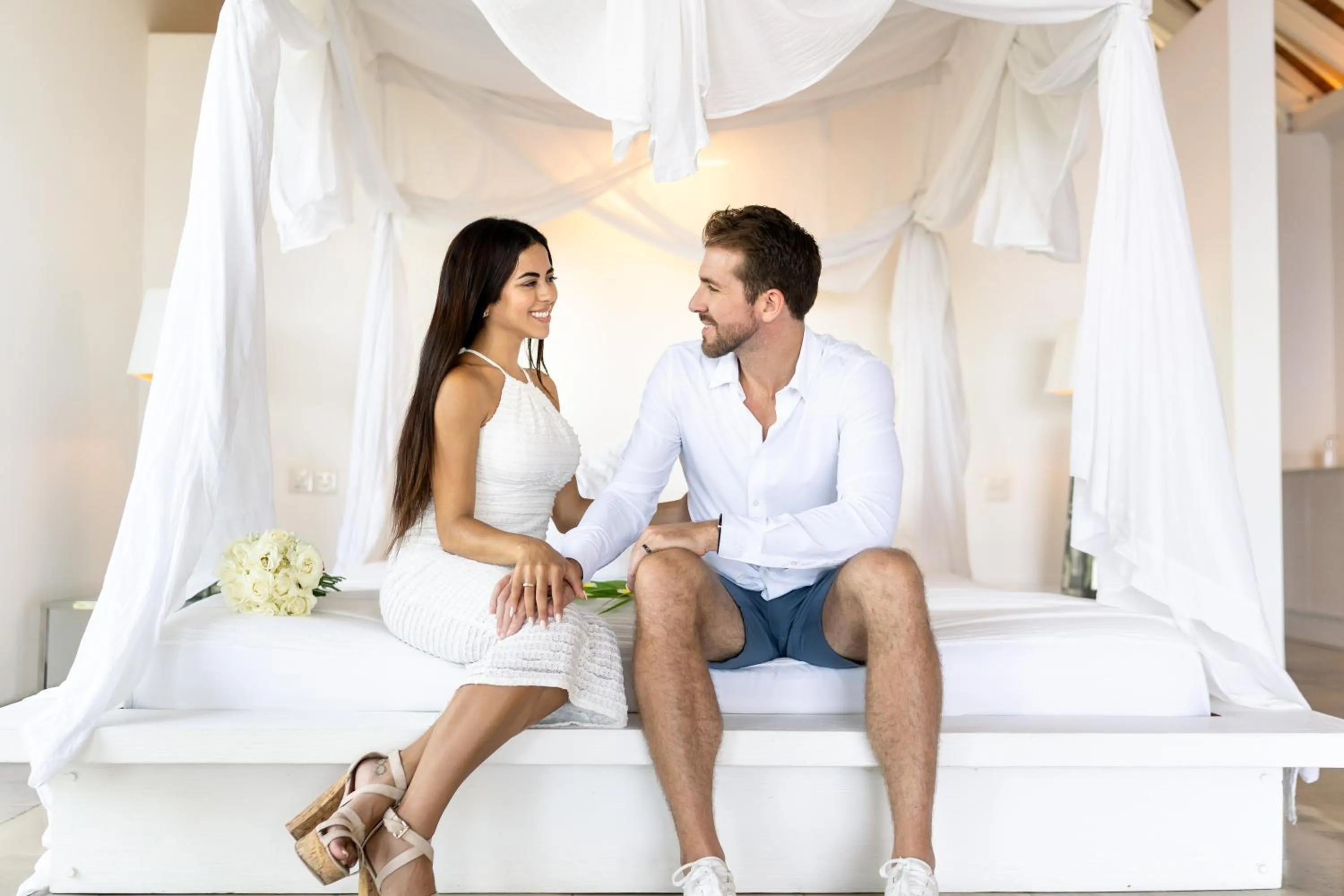 Bed in Shunyata Villas Bali