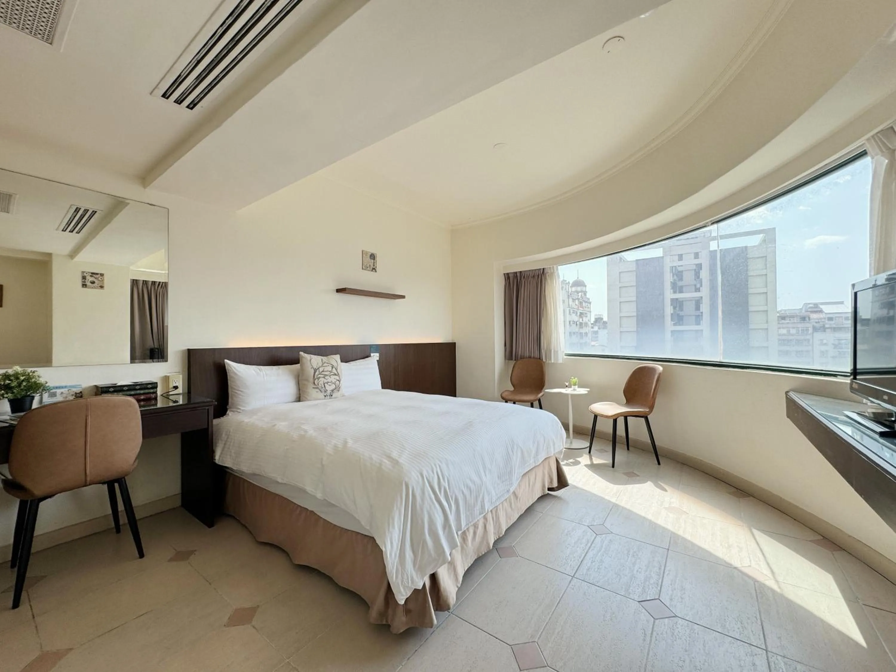 City view, Bed in Finders Hotel Hualien Da-Tong