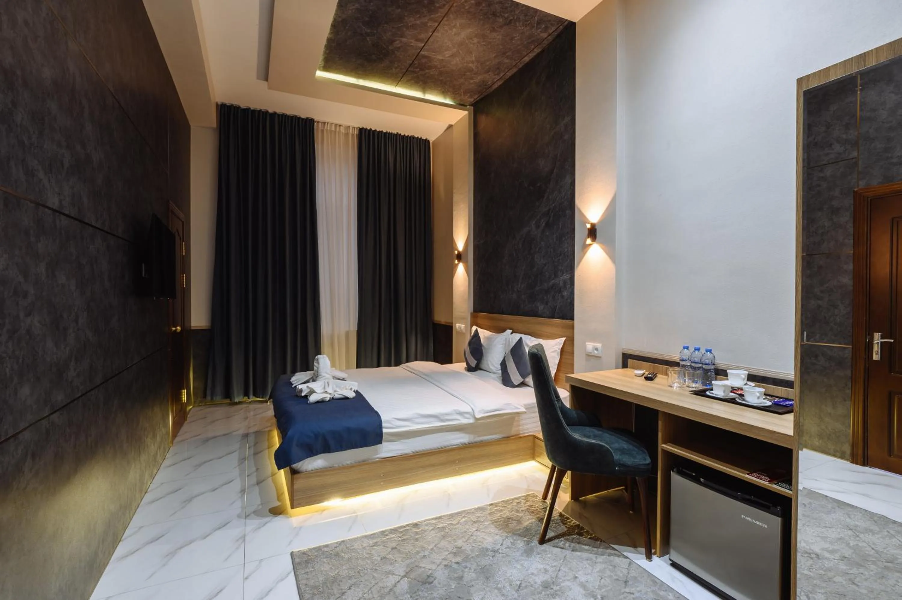 Bed in Sofiya Tashkent Hotel