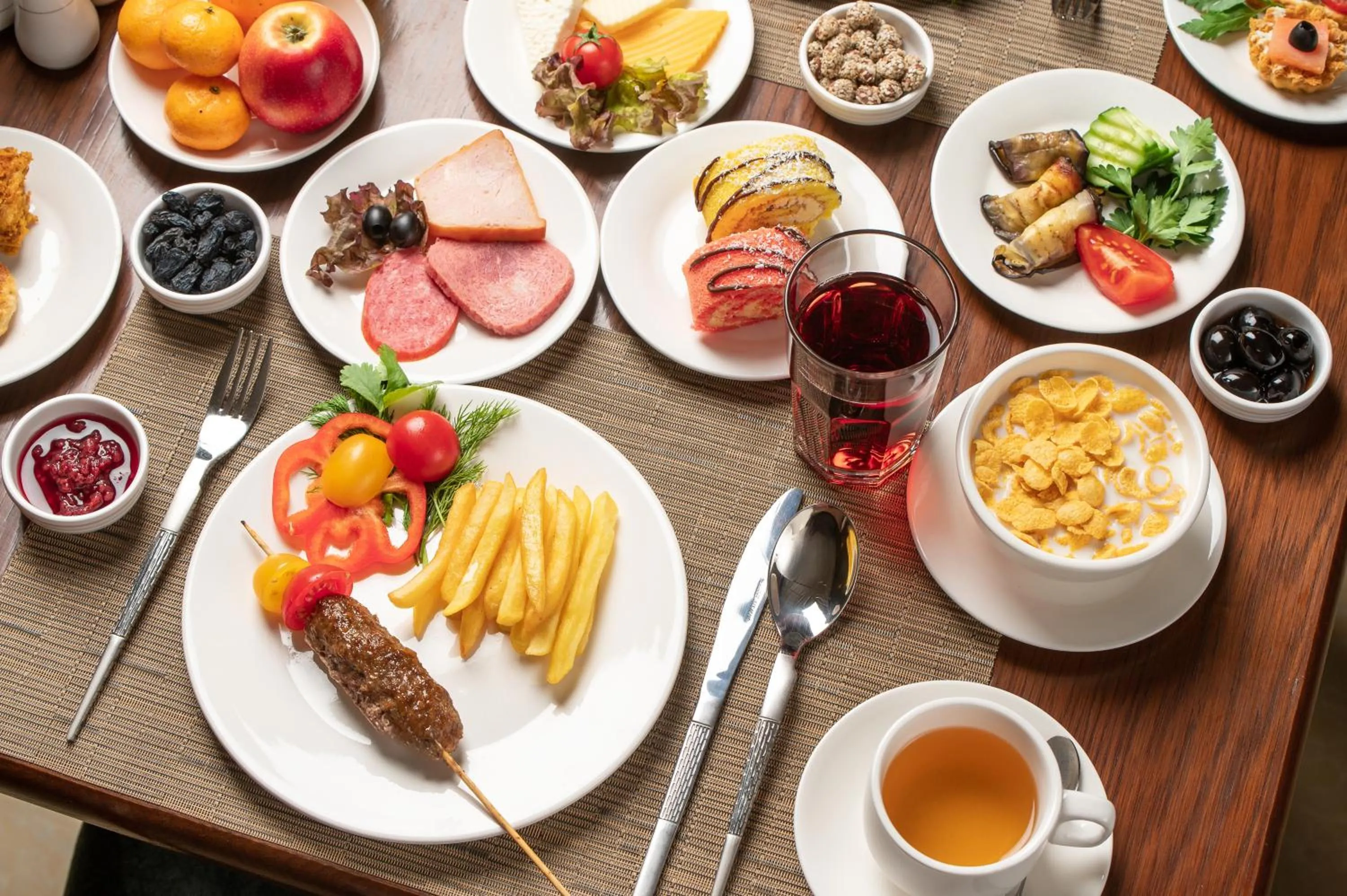 Breakfast in Sofiya Tashkent Hotel