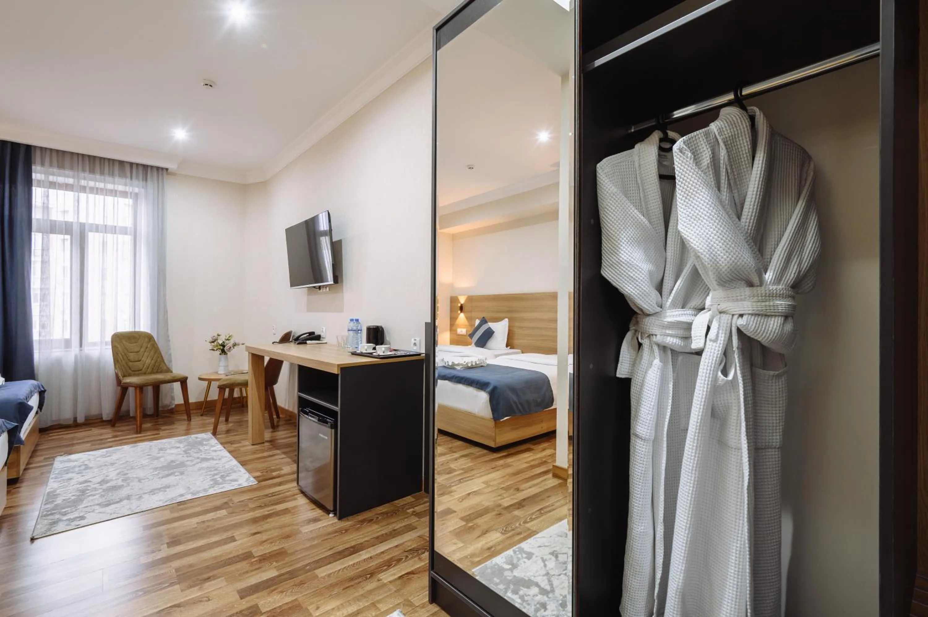 TV and multimedia, Bed in Sofiya Tashkent Hotel