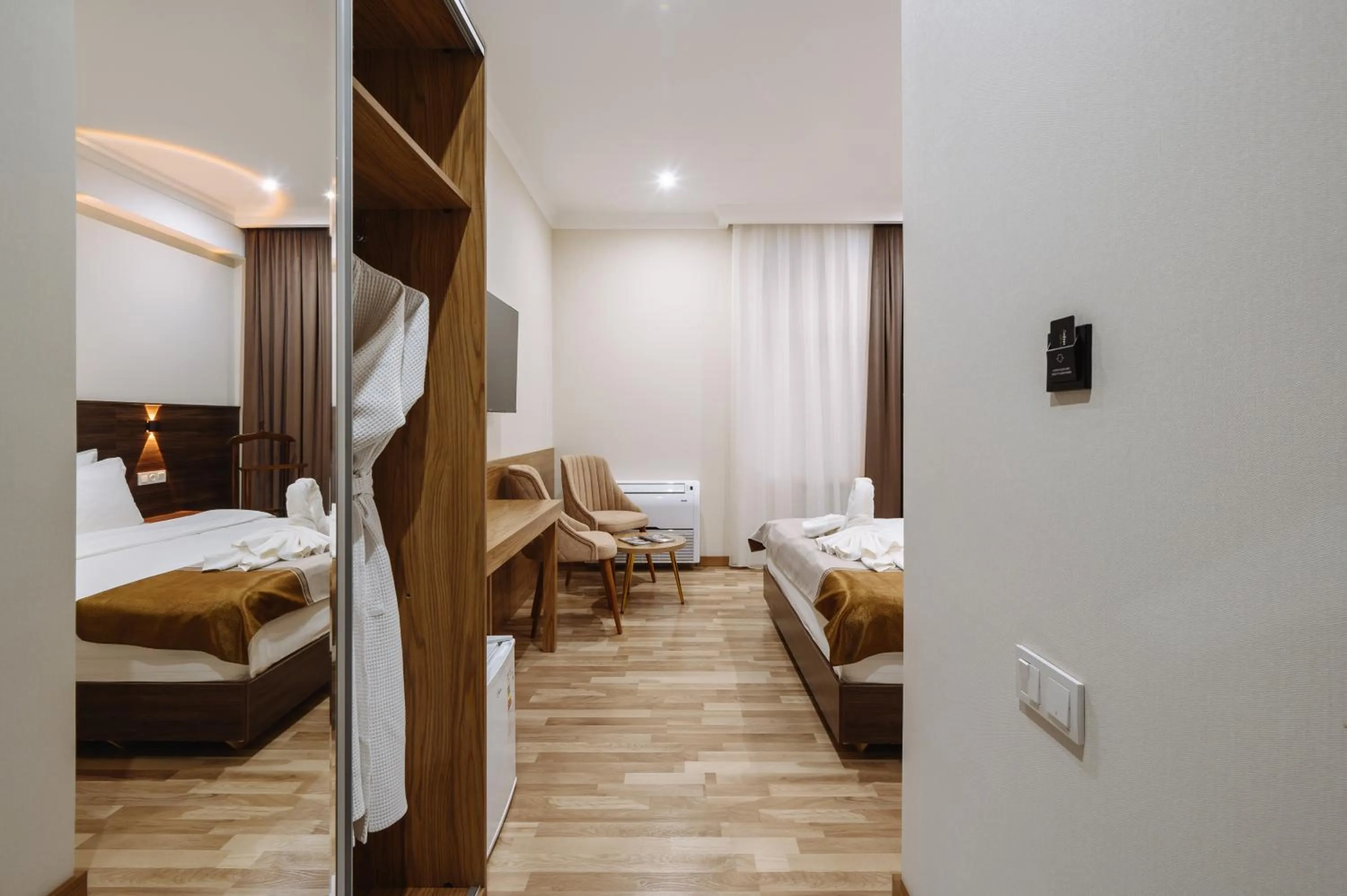 TV and multimedia, Bed in Sofiya Tashkent Hotel