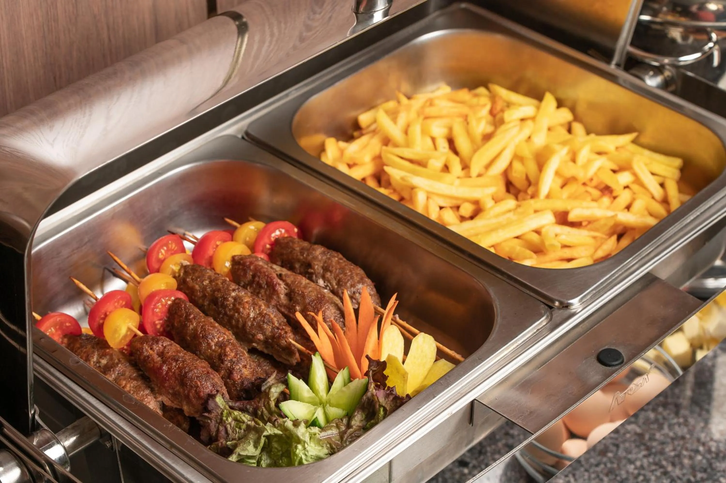 Buffet breakfast in Sofiya Tashkent Hotel