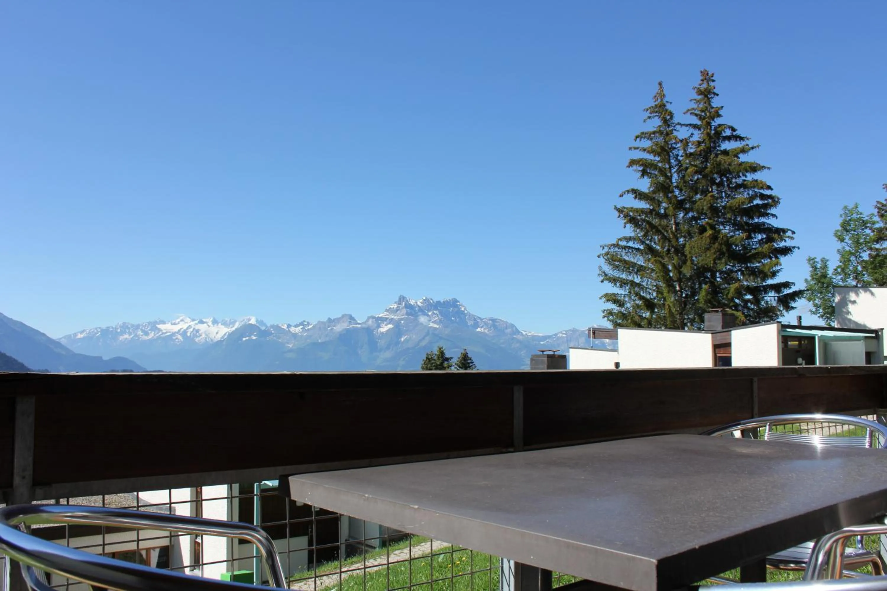 Mountain view in Leysin Lodge