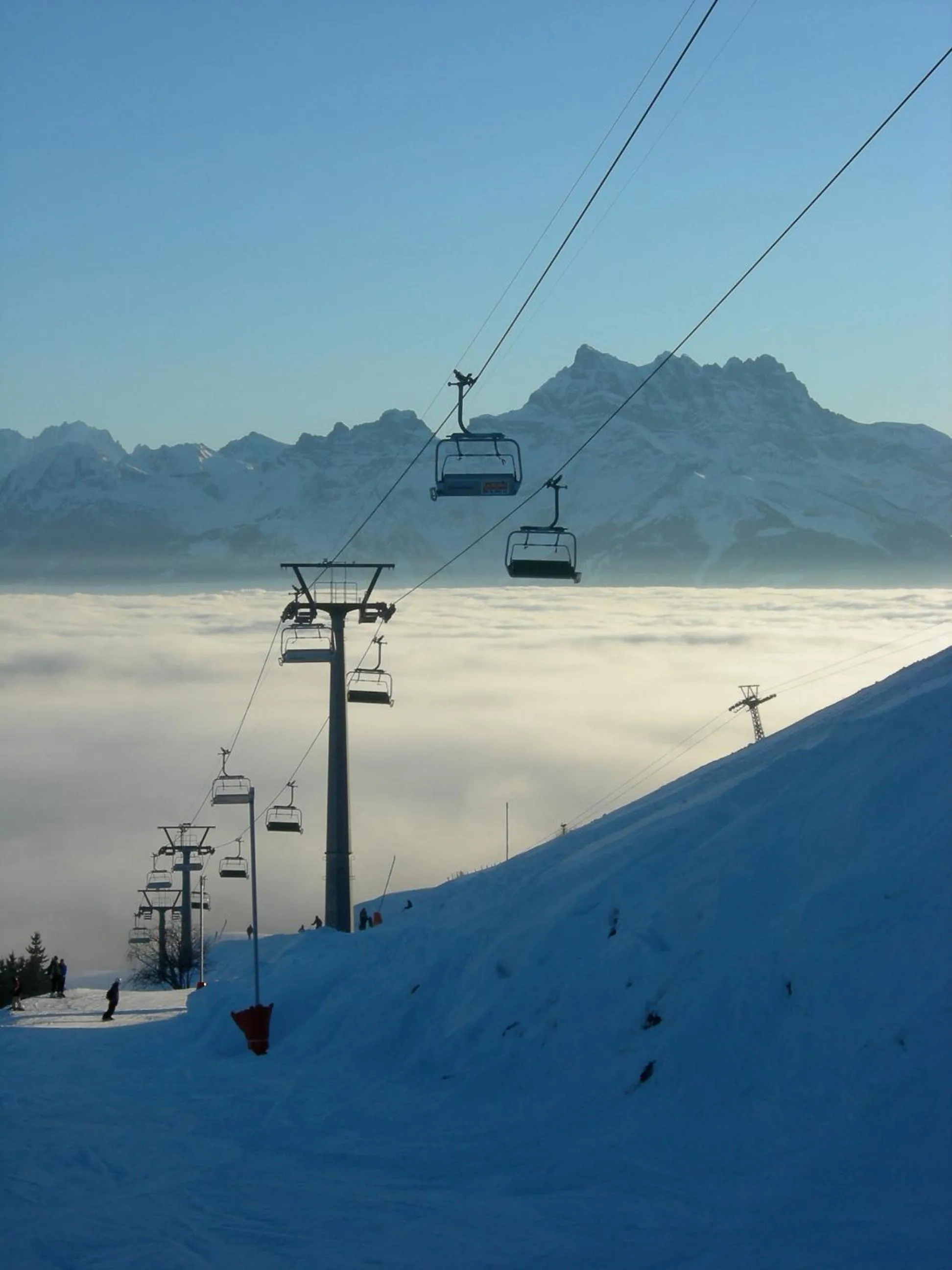 Natural landscape in Leysin Lodge