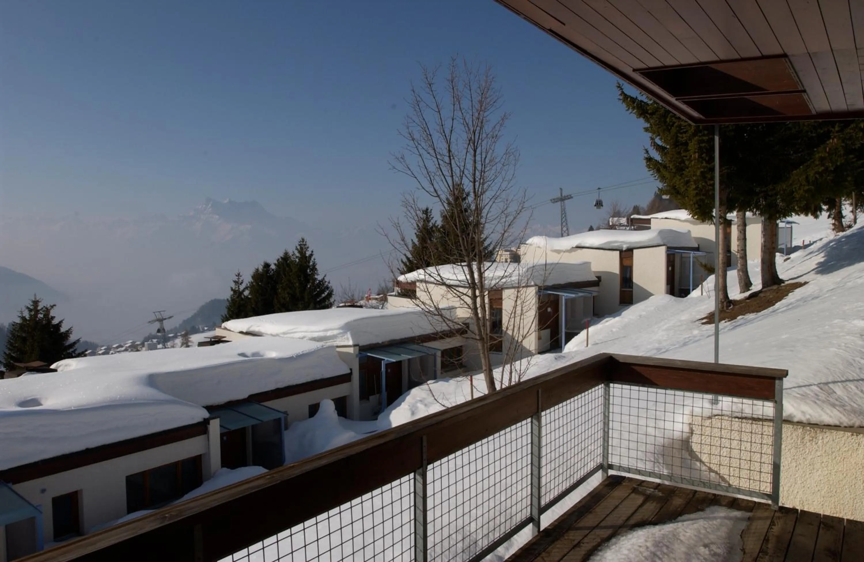 Winter in Leysin Lodge