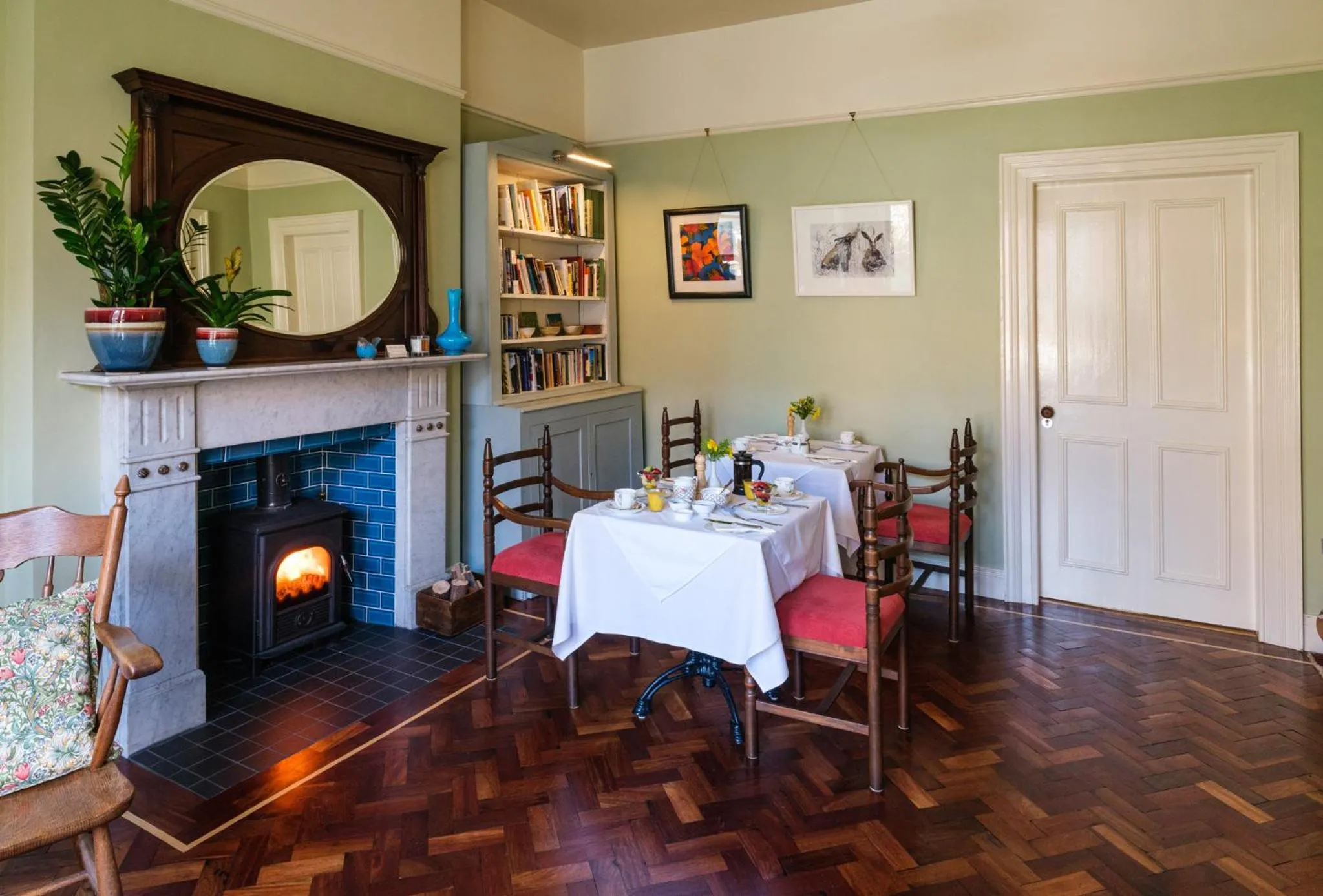 Dining area in Ravenhill House