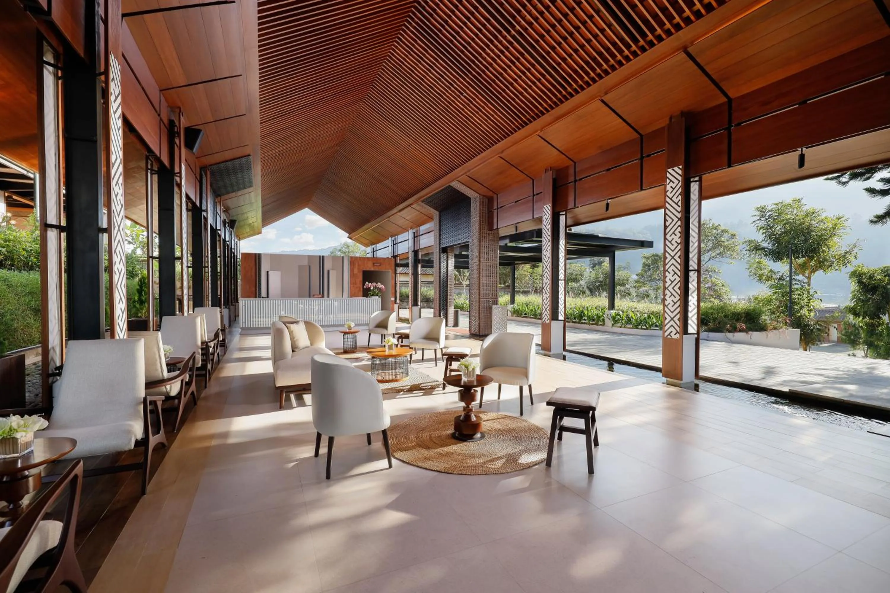 Lobby or reception in Dusun Bedugul Asri