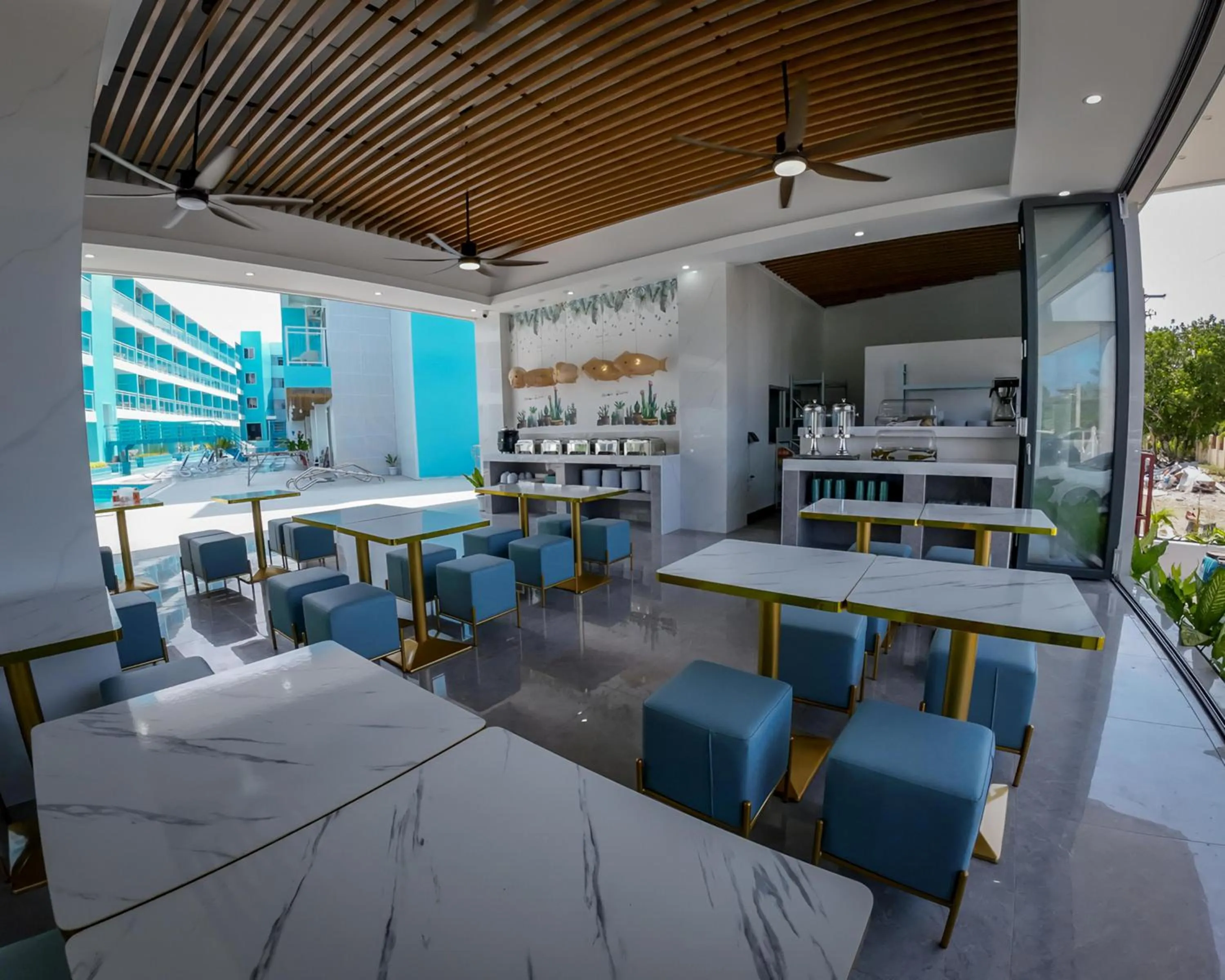 Dining area in Bohol Dolphin Bay Resort