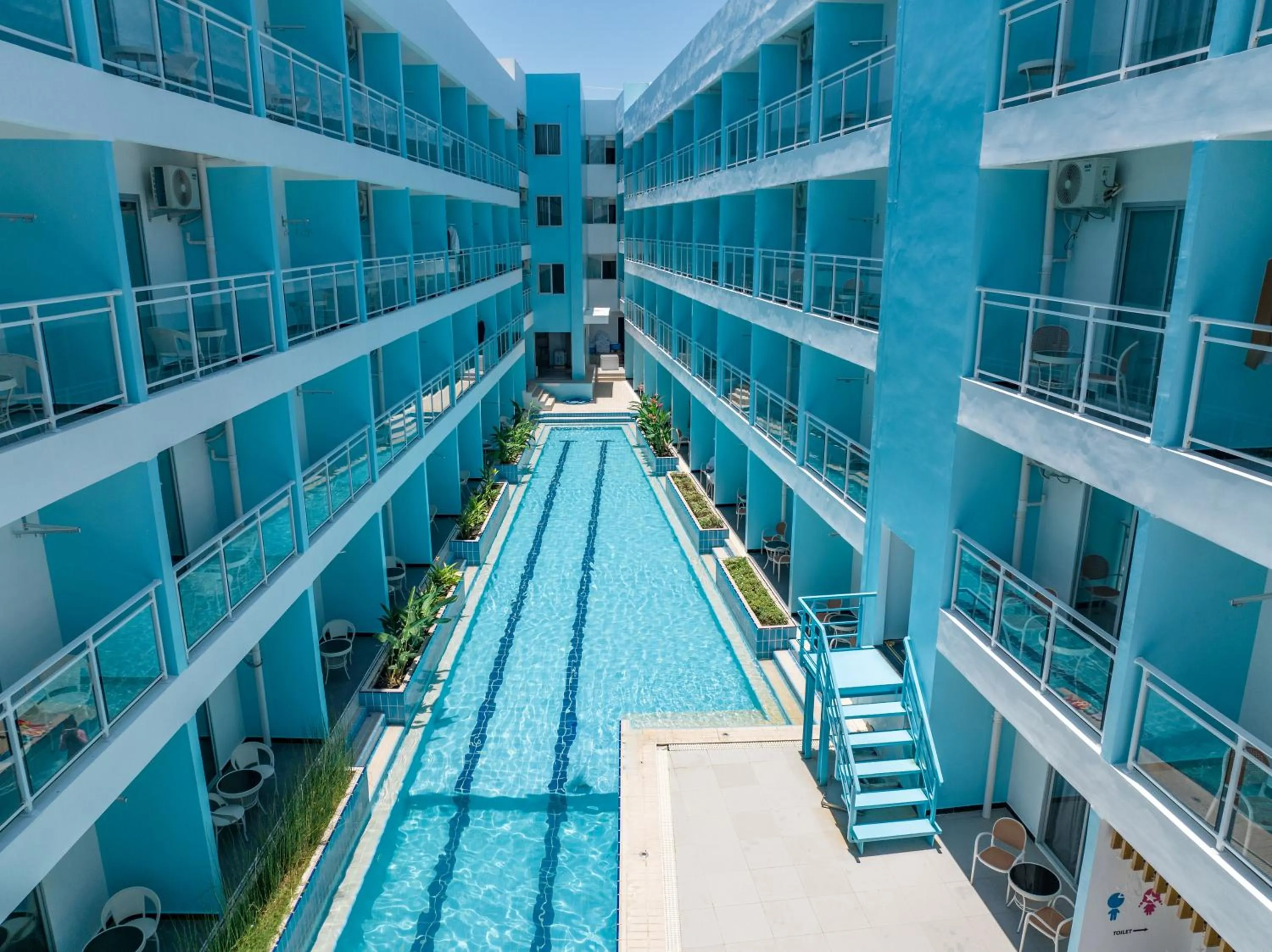 Pool view in Bohol Dolphin Bay Resort