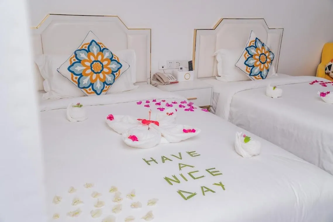 Bed in Bohol Dolphin Bay Resort