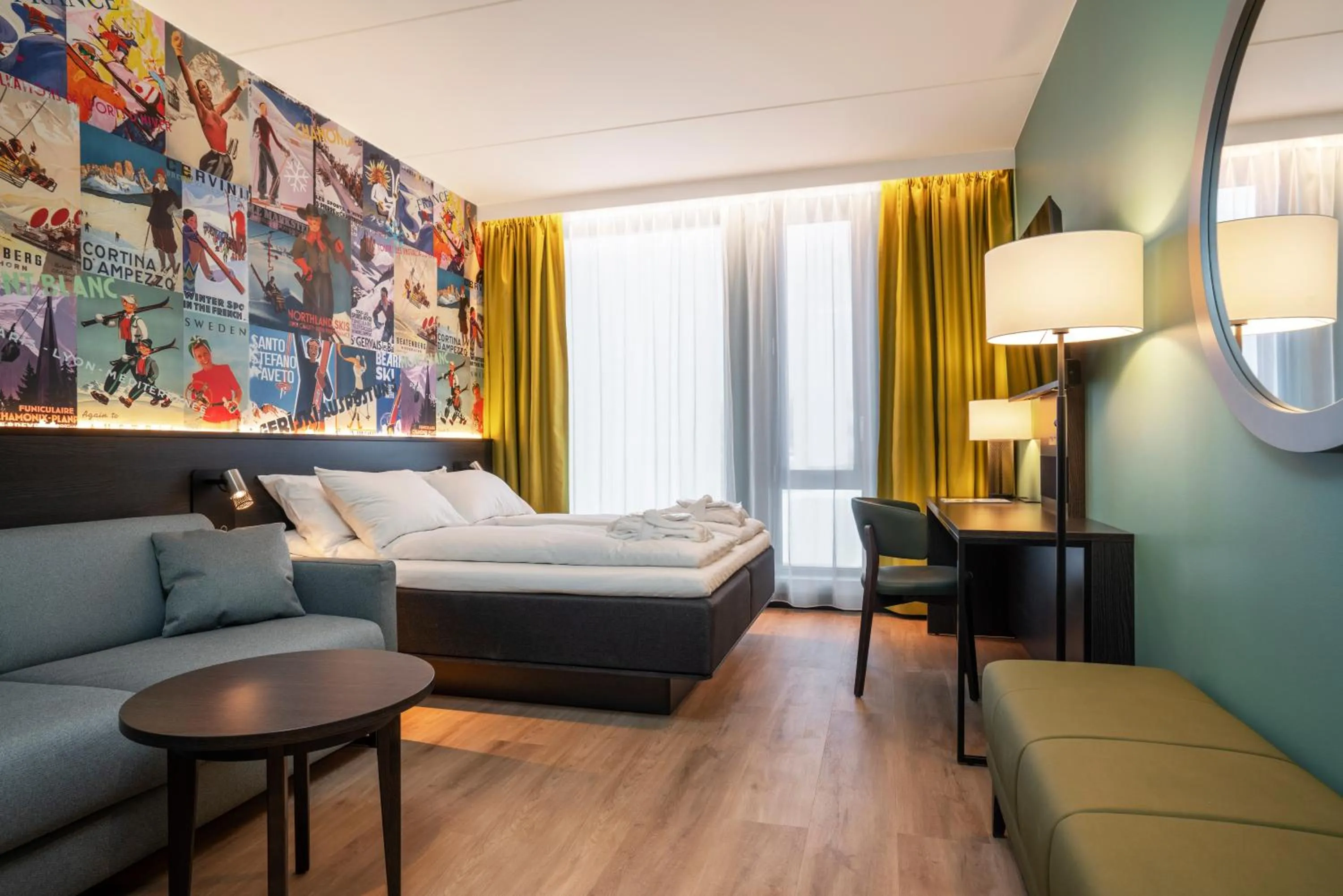 Bed in Thon Hotel Snø