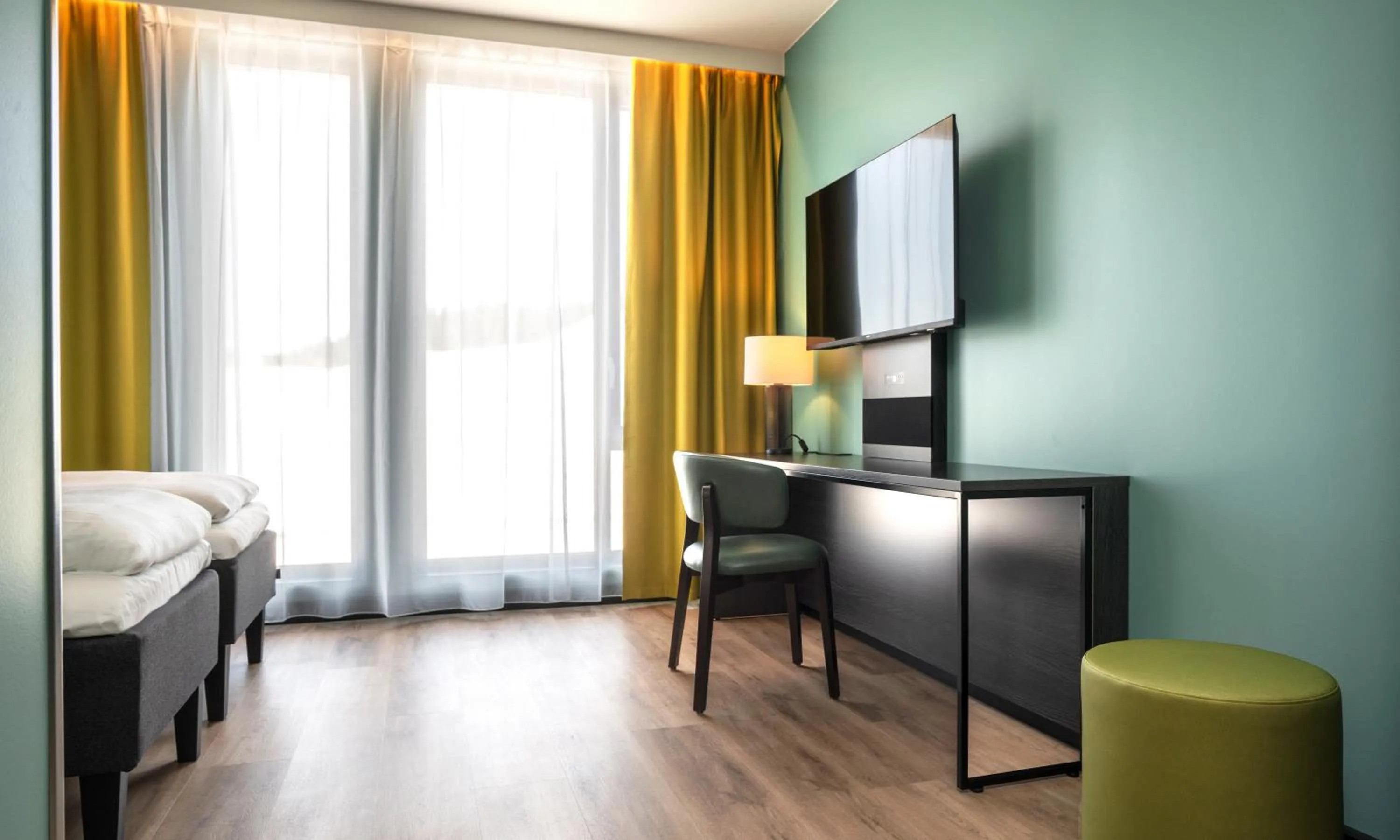 Bed in Thon Hotel Snø