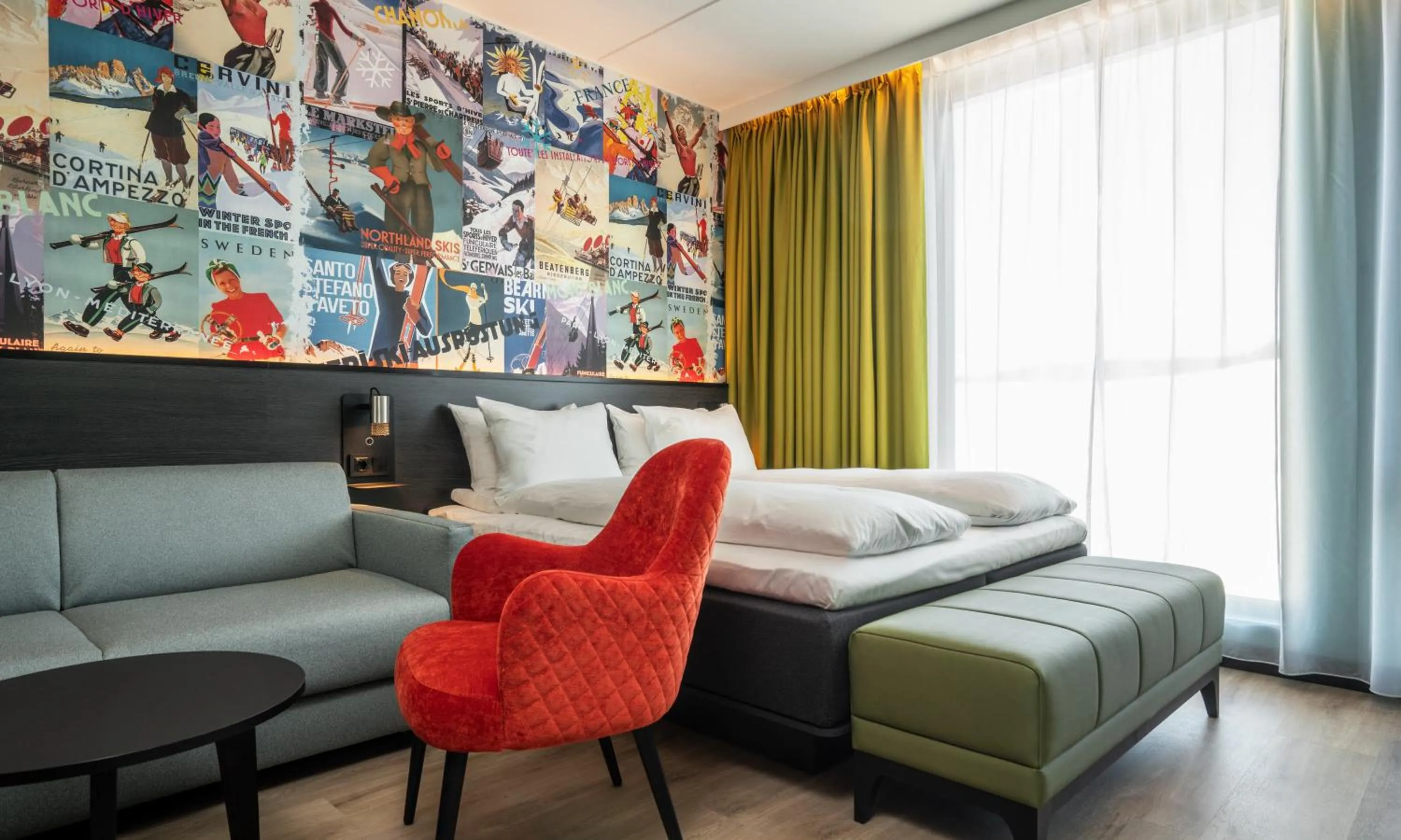 Bed in Thon Hotel Snø