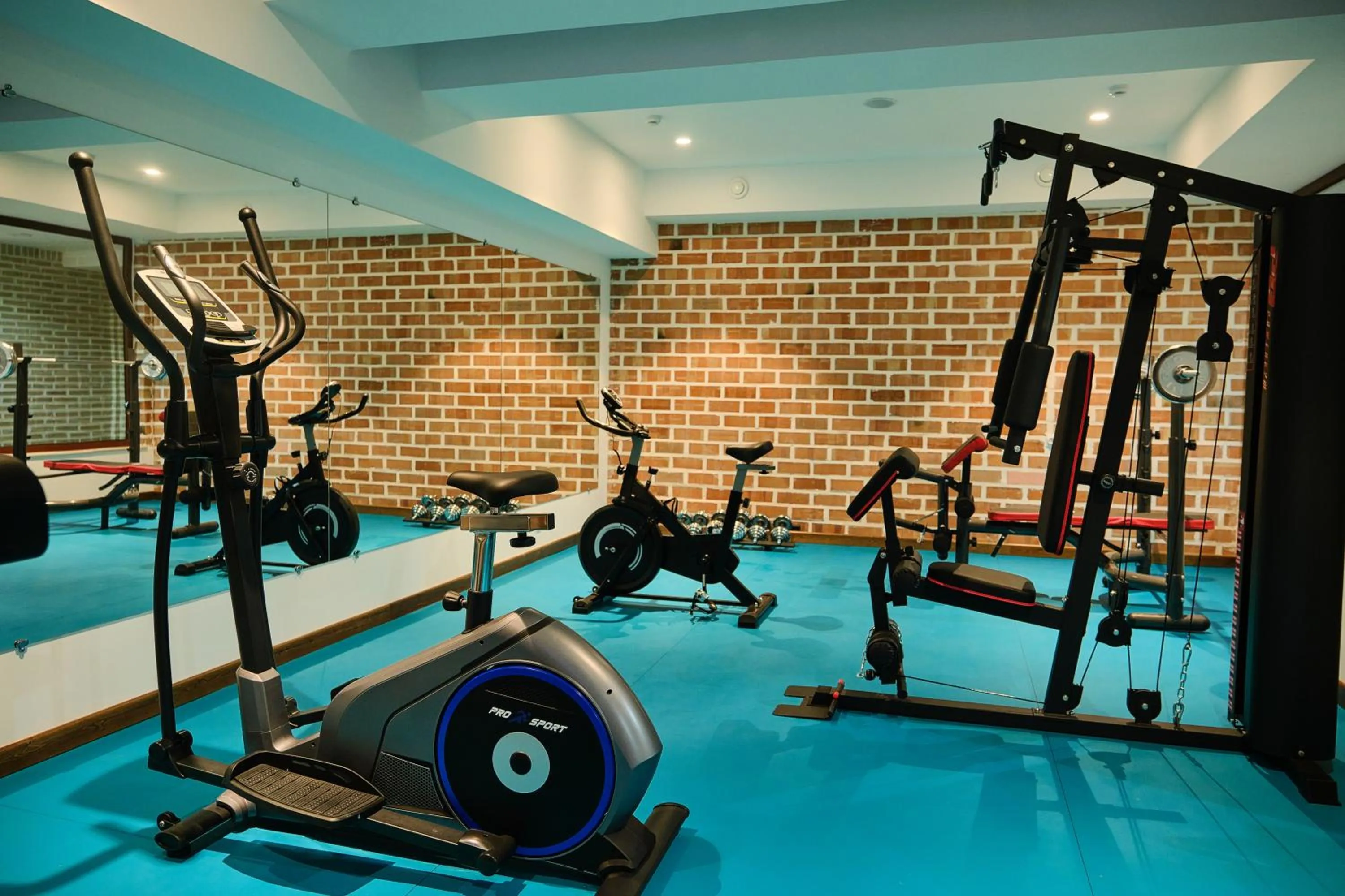 Fitness centre/facilities in Kosh Havuz boutique hotel