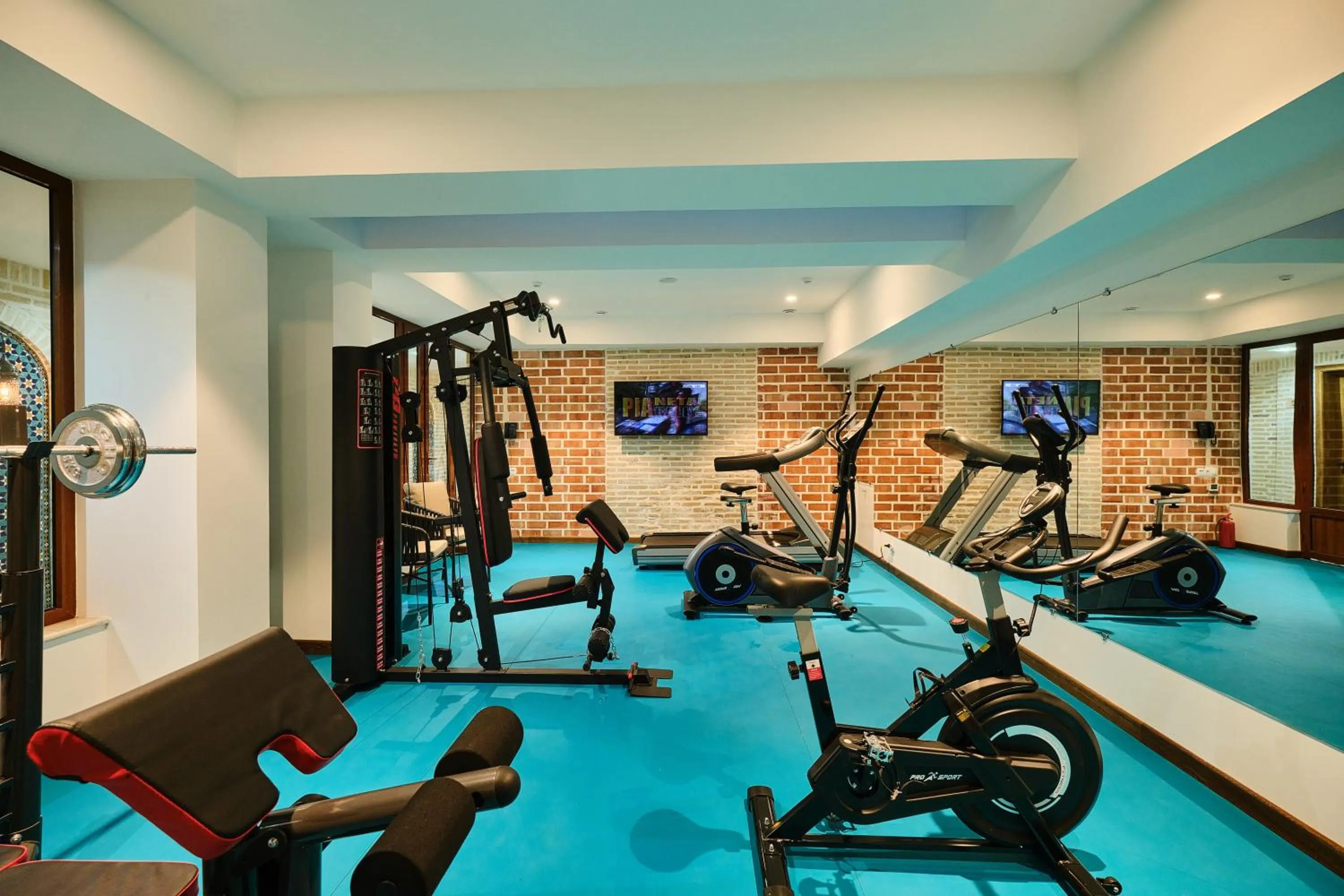 Fitness centre/facilities in Kosh Havuz boutique hotel