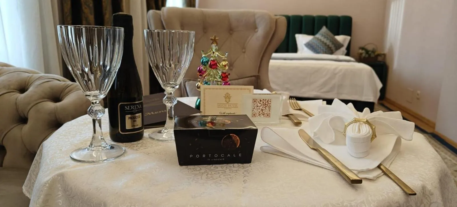 Living room in Savoy Hotel