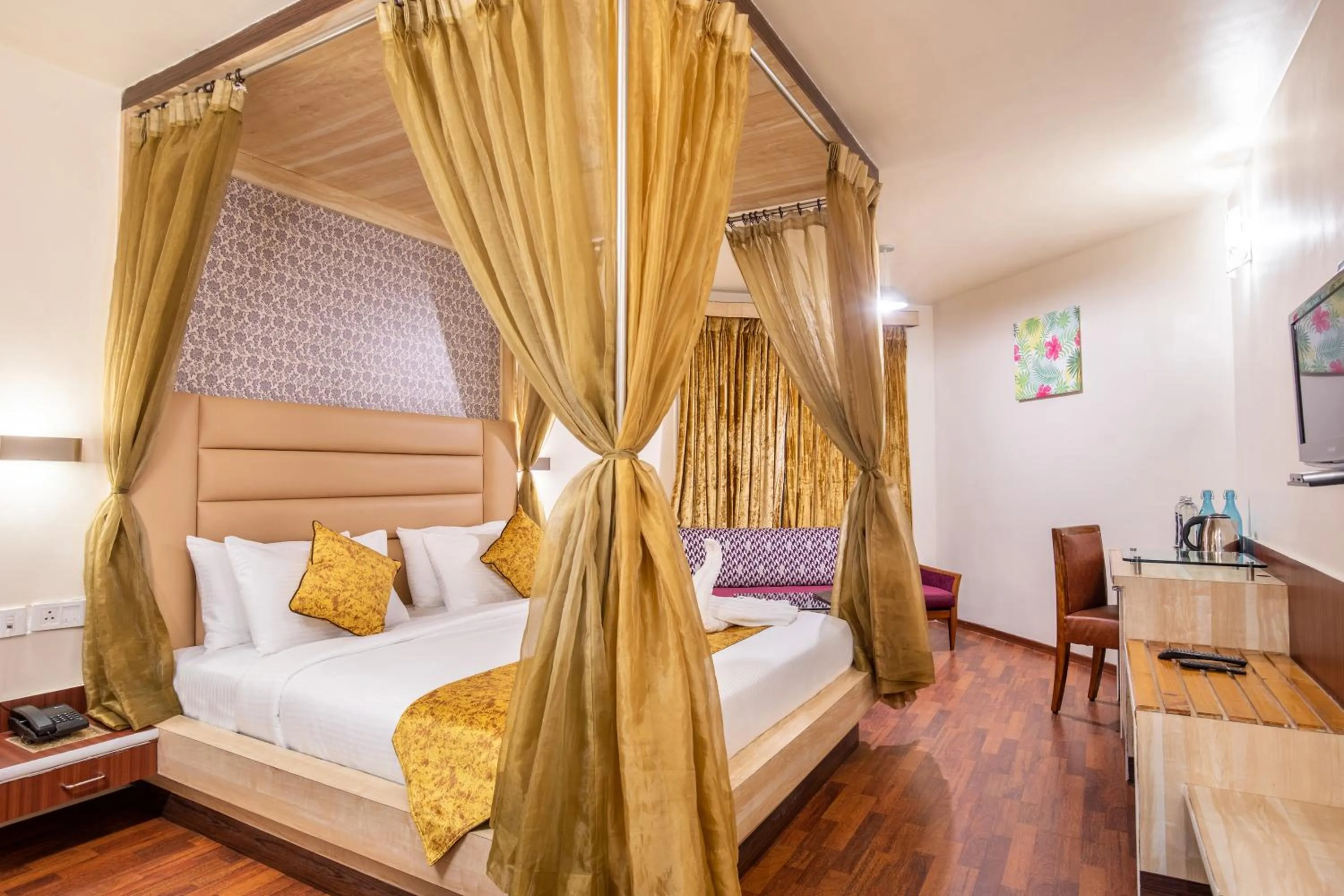 Bed in Poppys Pleasant Stay