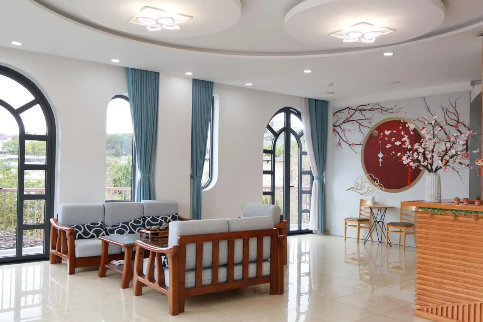 Living room in Otel Hotel Dalat