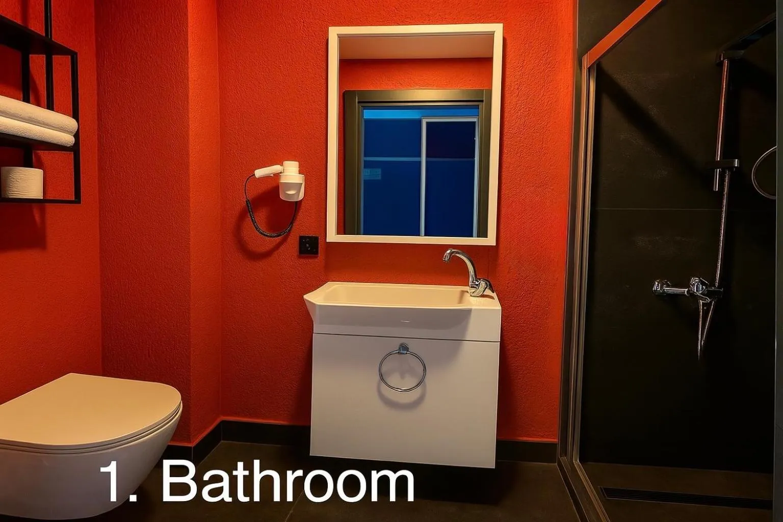 Shower in Wolf Of The City Hotel & Spa