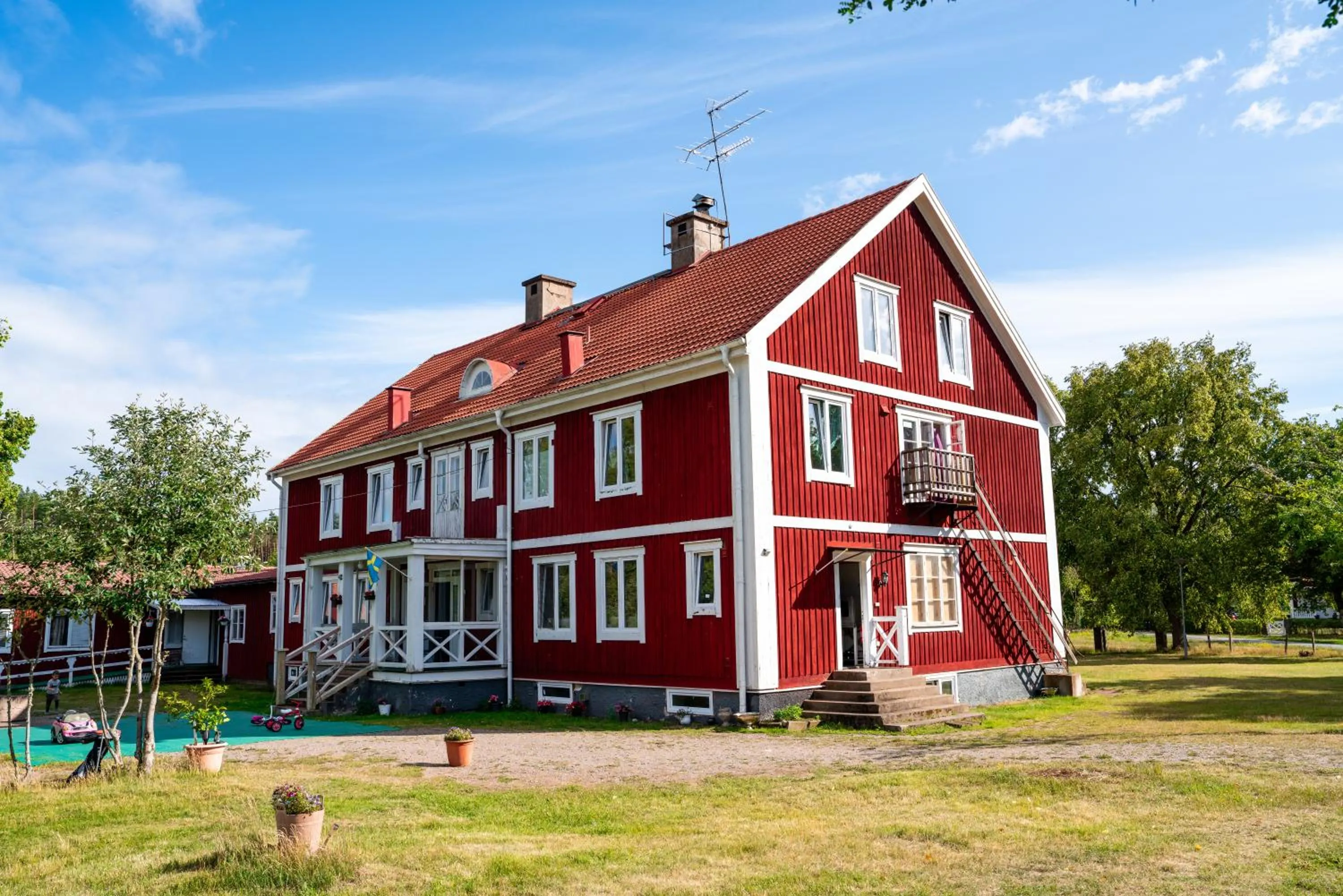 Garden in Hässlebogården Turist & Konferens