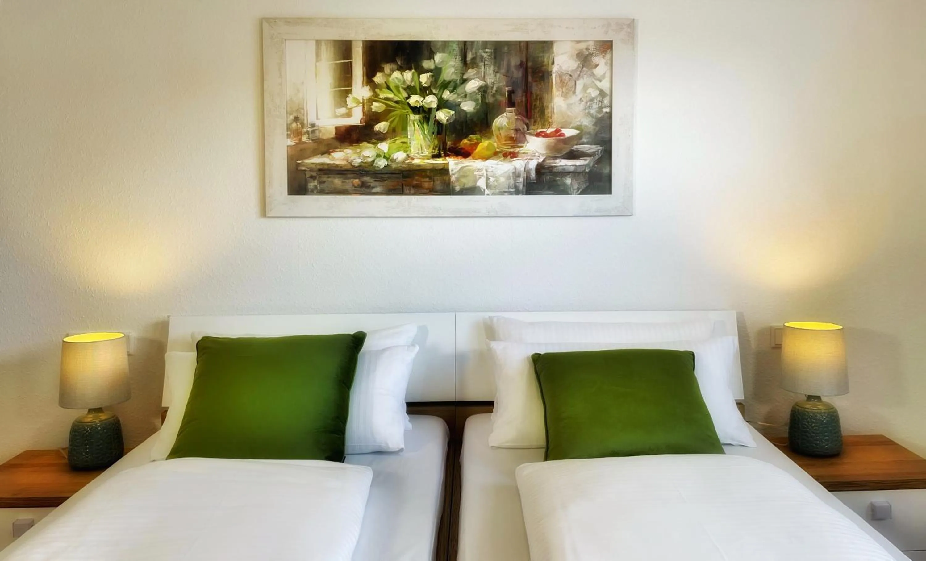 Bed in Pension Zur Mühle