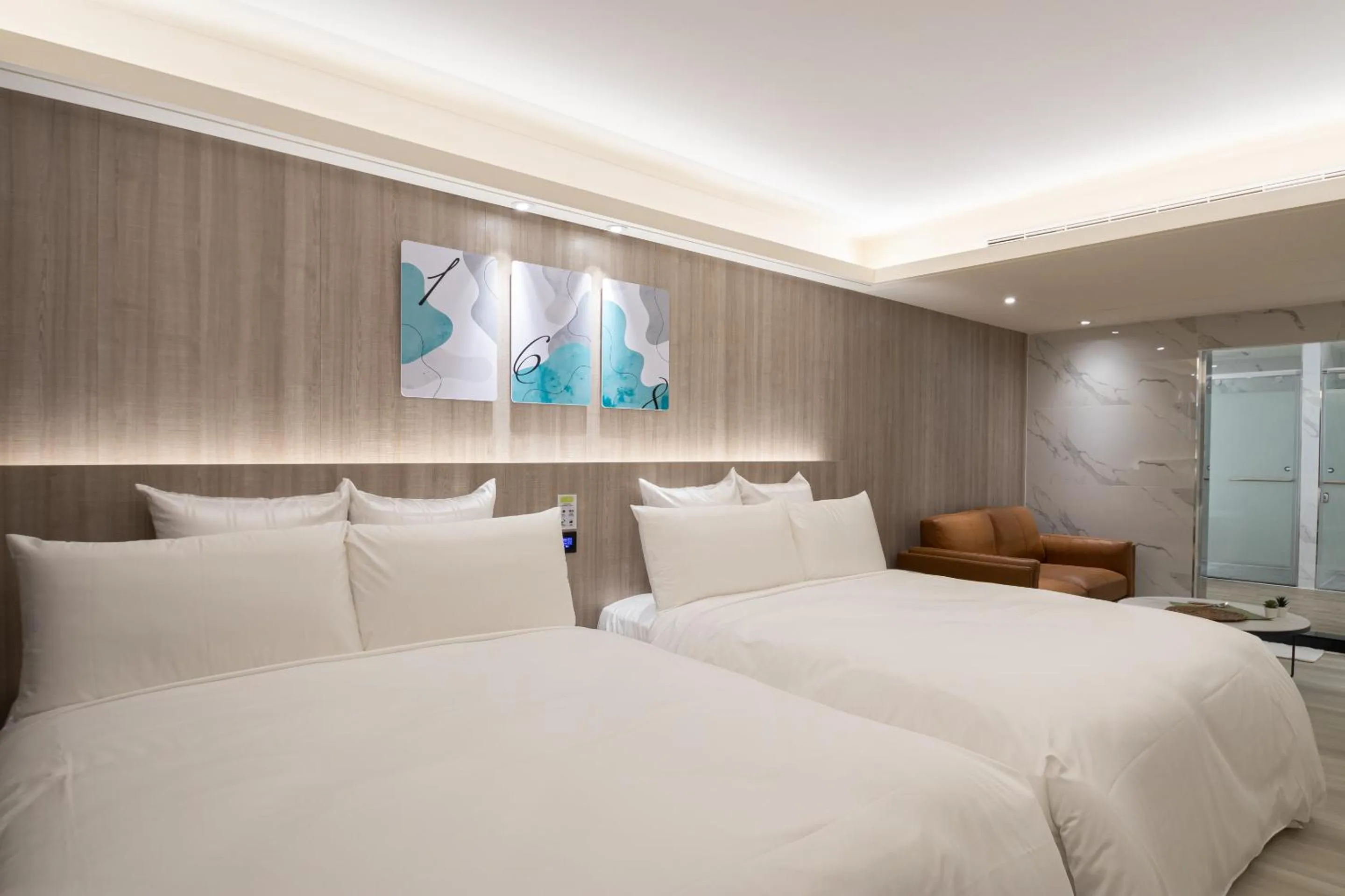 Bed in 168 Motel-Zhongli