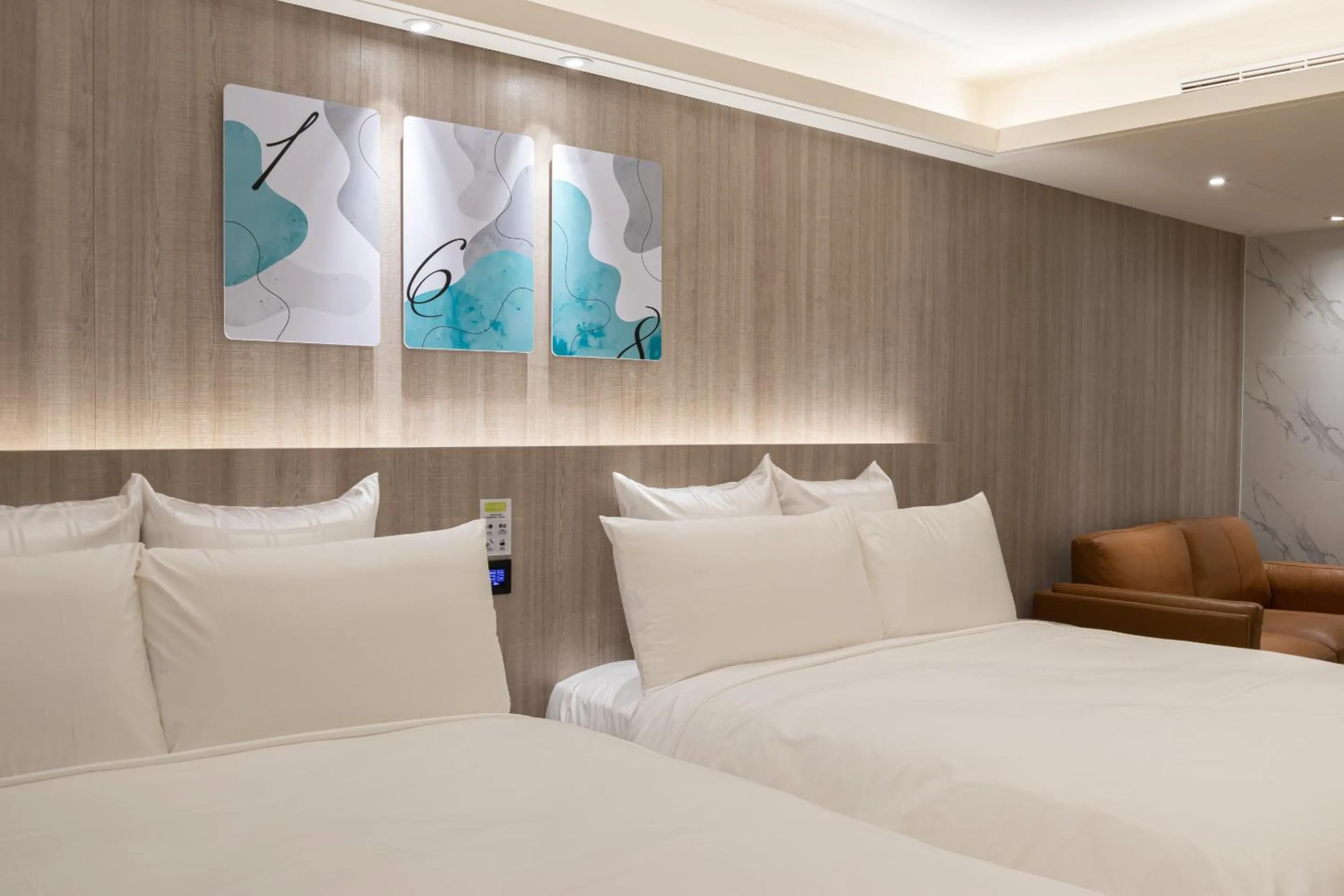 Bed in 168 Motel-Zhongli