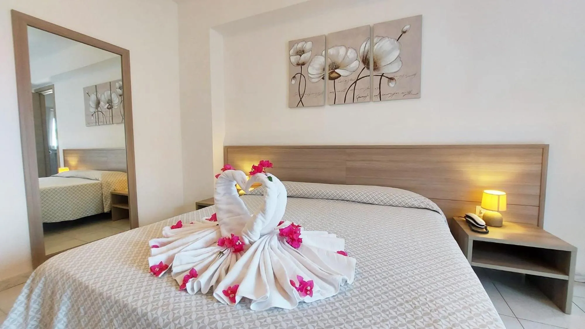 Bed in Hotel Residence Costa Azzurra