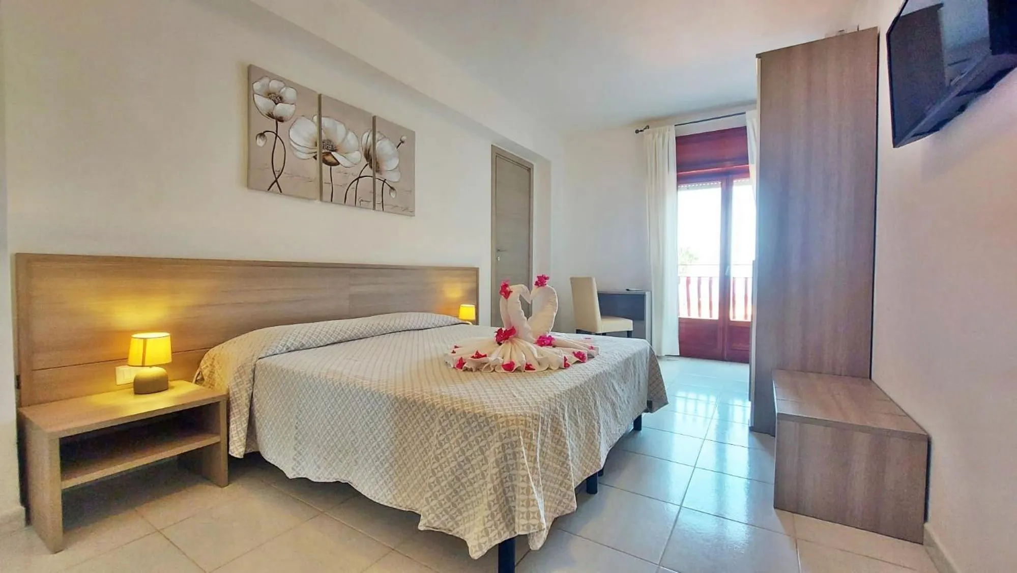 Bed in Hotel Residence Costa Azzurra