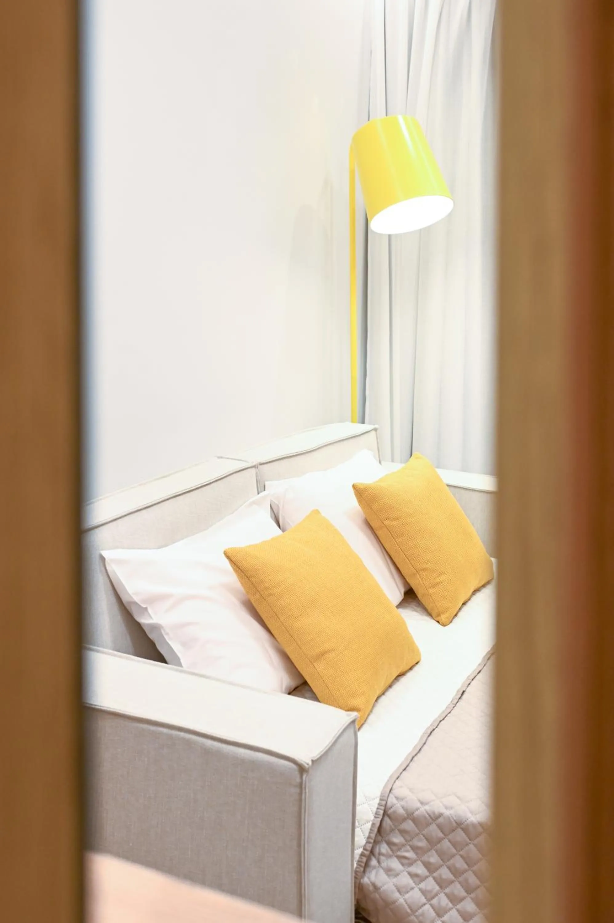 Bed in Almy Beach Hotel