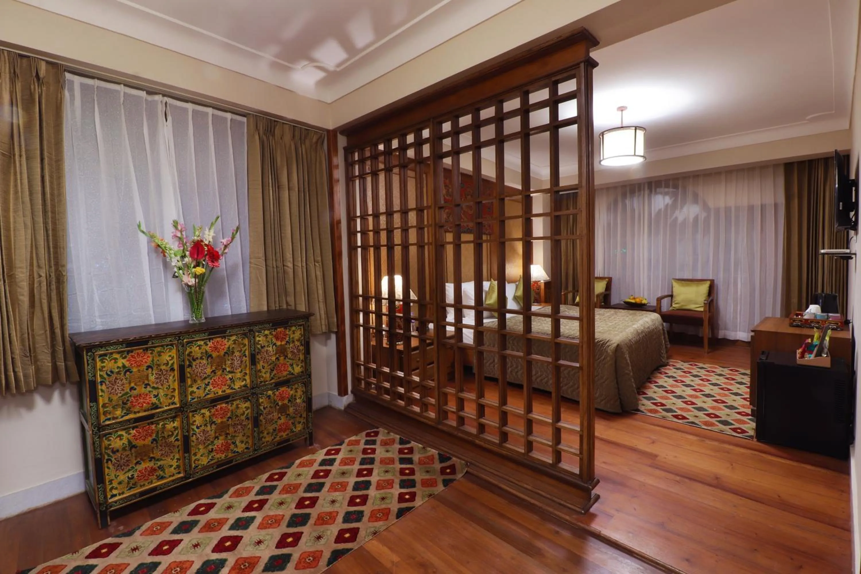 Bedroom in Denzong Shangrila Lords Inn - Hotel & Spa