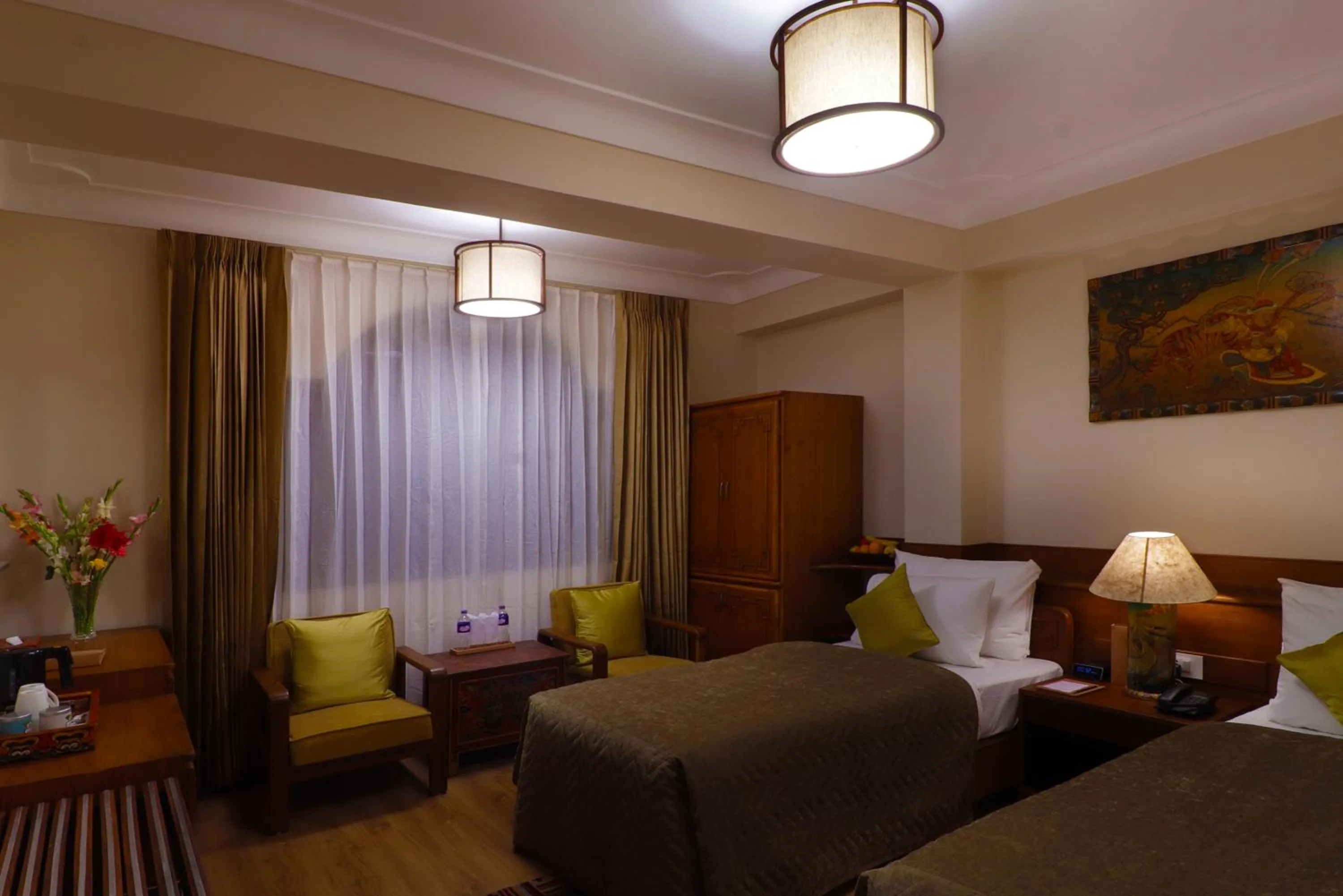 Bed in Denzong Shangrila Lords Inn - Hotel & Spa