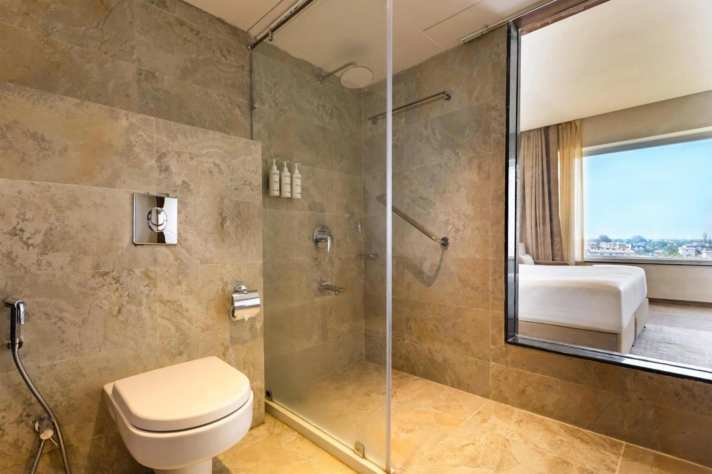 Bathroom in Temple Tree Hotel Shirdi, a member of Radisson Individuals