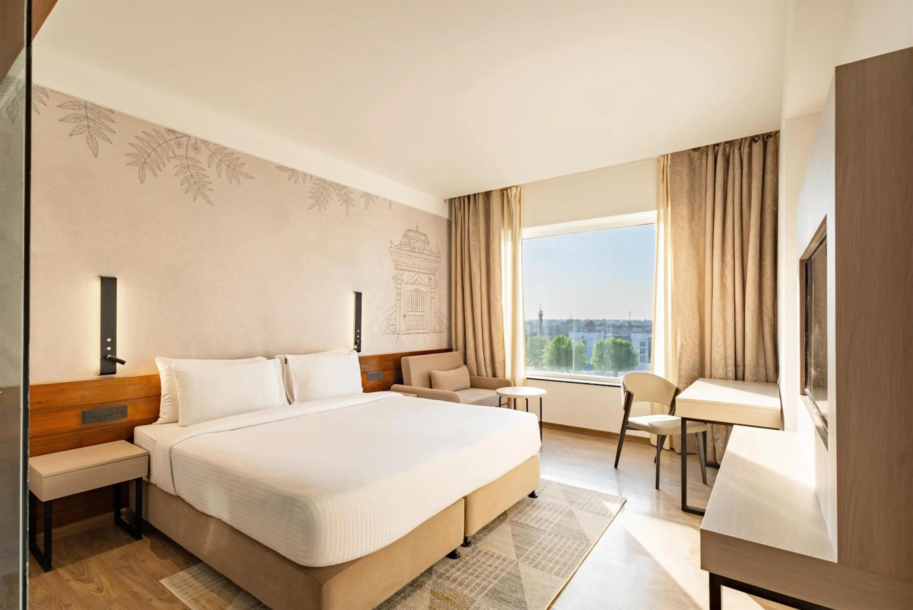 Bedroom, Bed in Temple Tree Hotel Shirdi, a member of Radisson Individuals