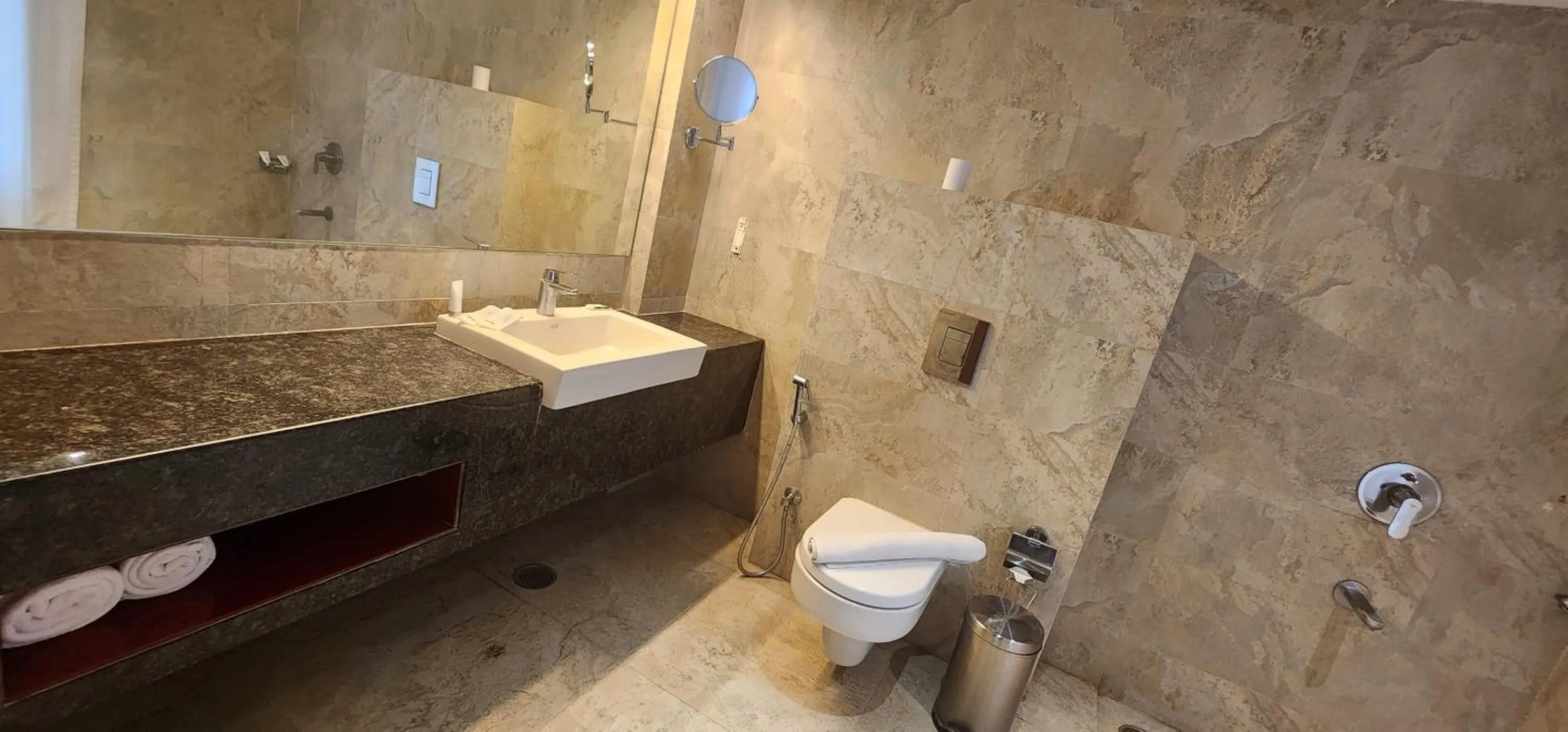 Bathroom in Temple Tree Hotel Shirdi, a member of Radisson Individuals