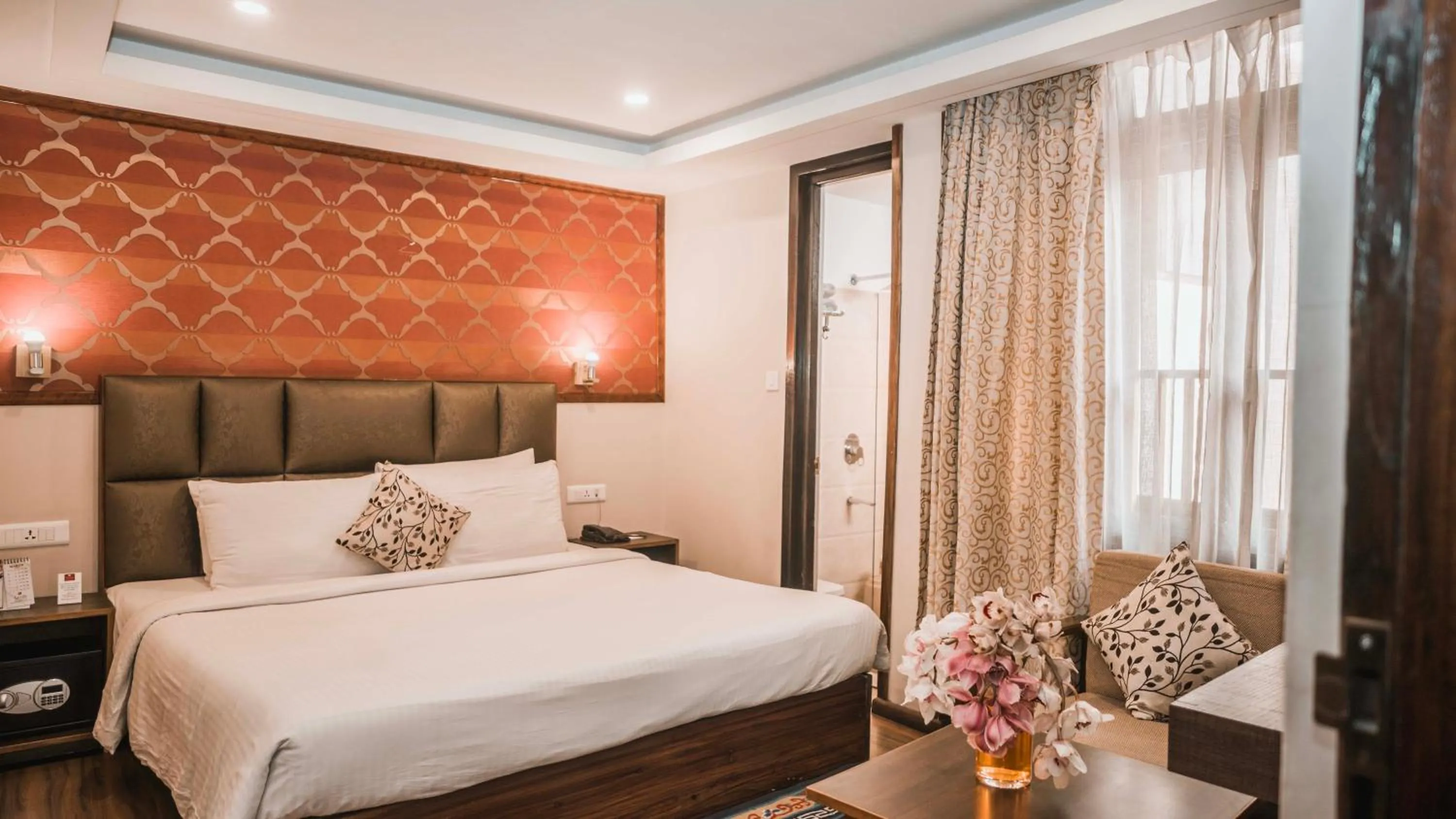 Bed in Orchid Lords Eco Inn Gangtok