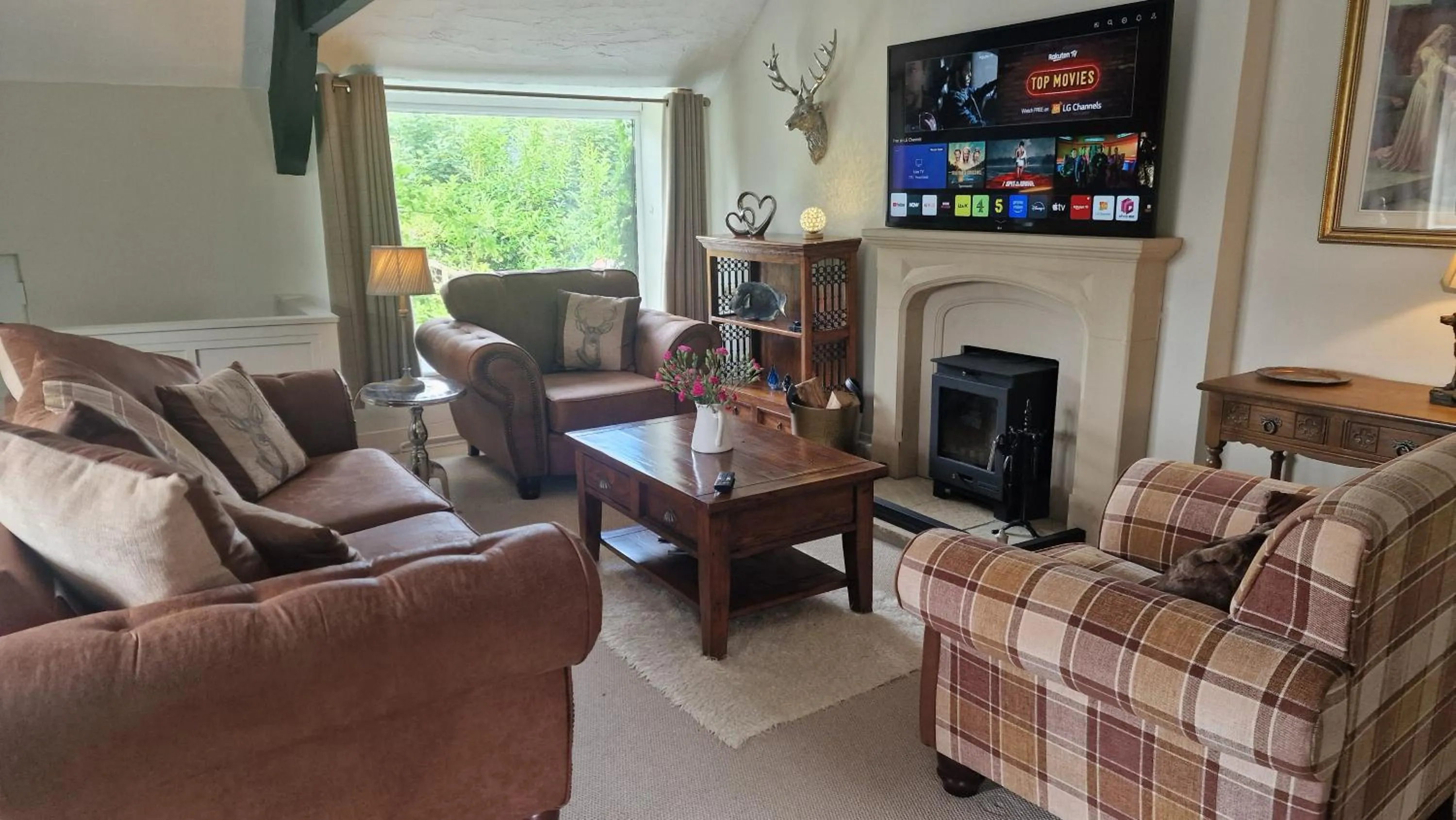 TV and multimedia in Glyn Isa Country House luxury self catering accommodation